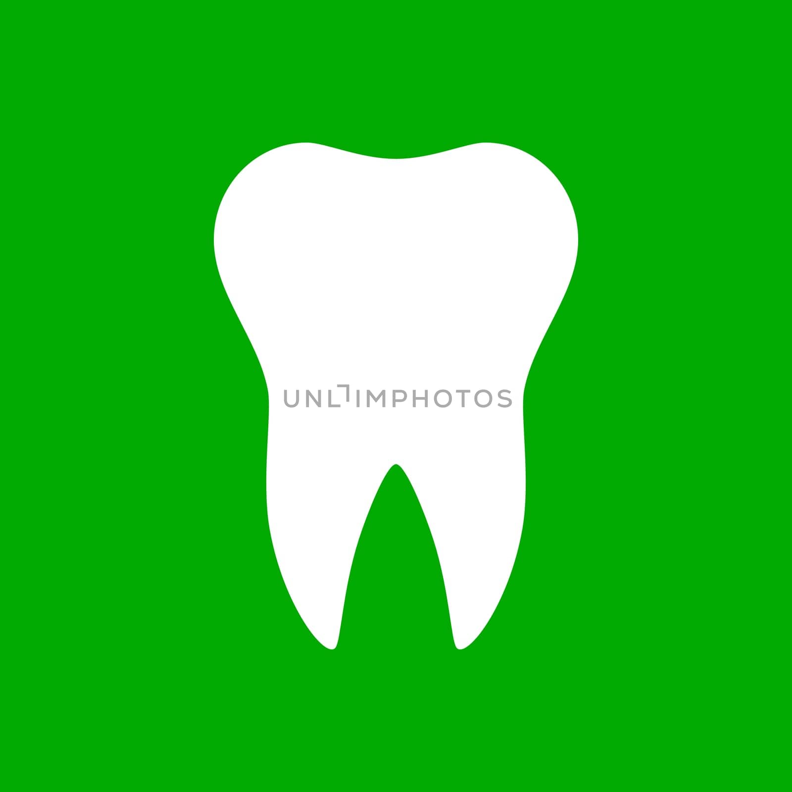 Tooth and background