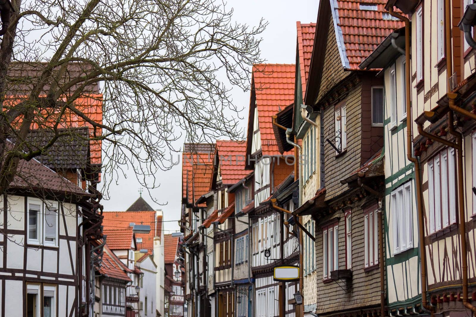 The Town of Bad Sooden-Allendorf in the Werra Valley in Germany, Hessen