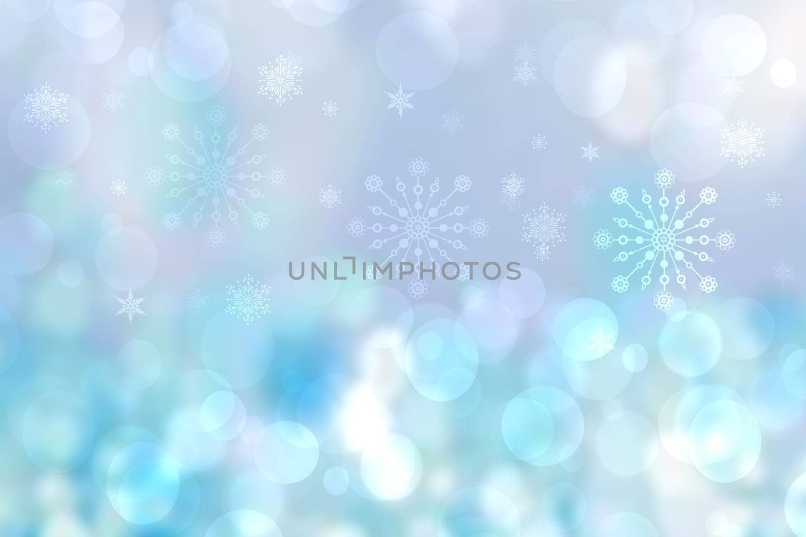 Abstract blurred fresh vivid spring summer light delicate pastel blue turquoise pink bokeh background texture with bright circular soft color lights and stars. Card concept. Beautiful backdrop illustration.