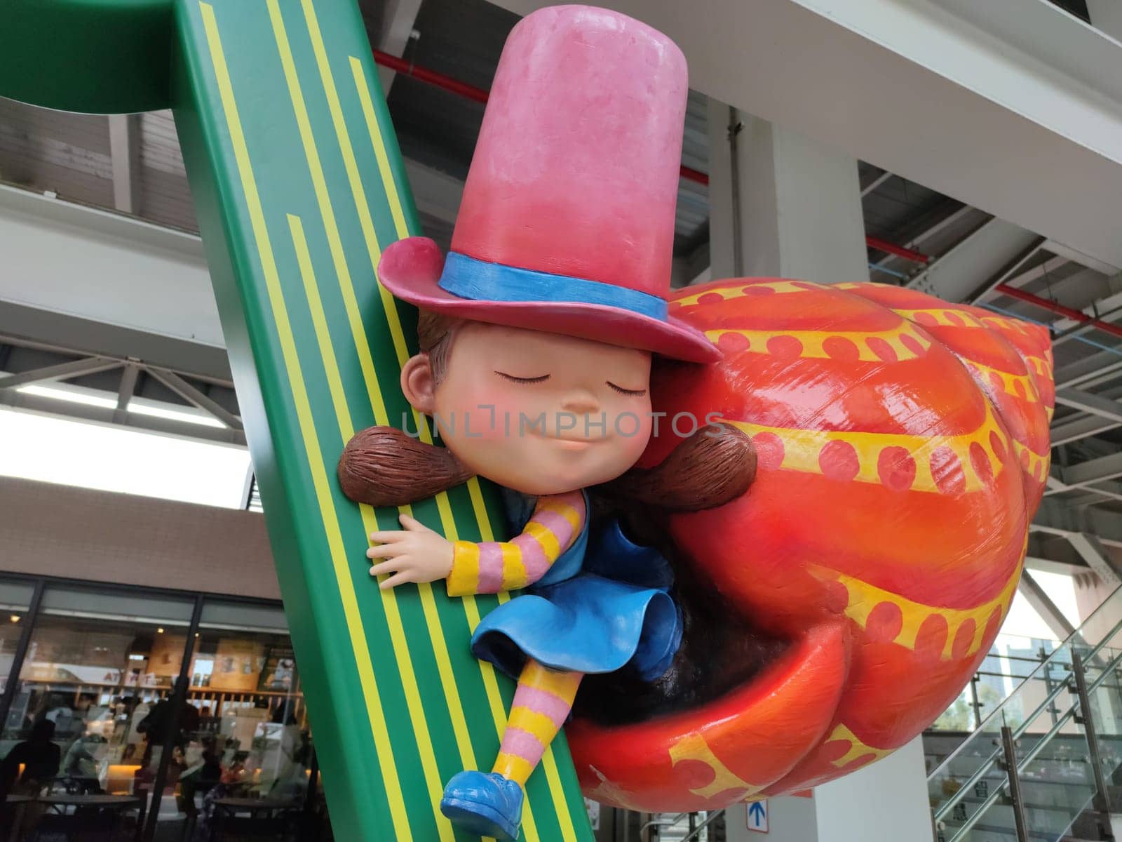 Tamsui, New Taipei City - Jan, 8 2022 : Snapshots of Tamsui Street, New Taipei City, Taiwan