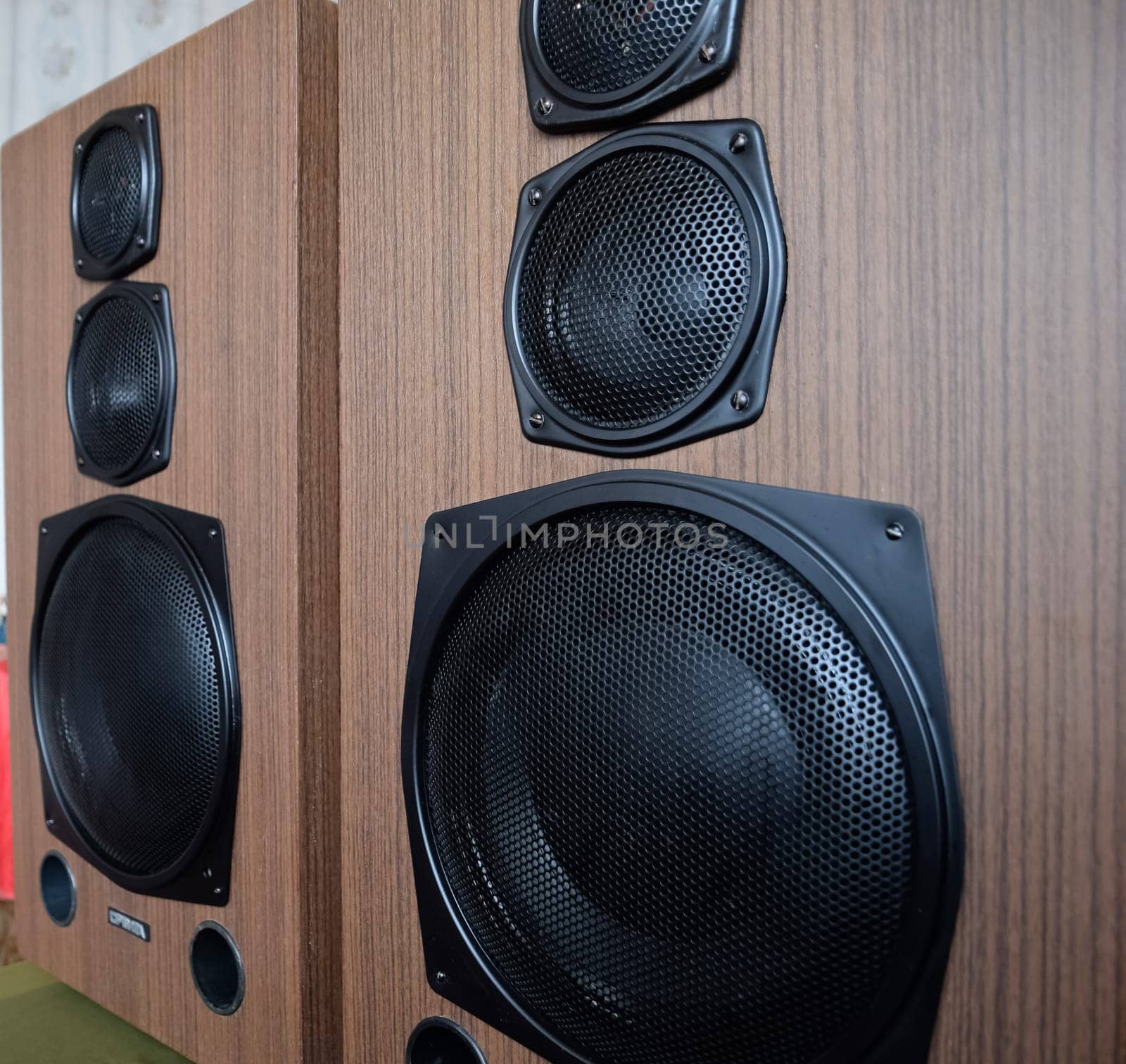 Large Soviet speakers Orbita 35as-016. Vintage acoustics.
