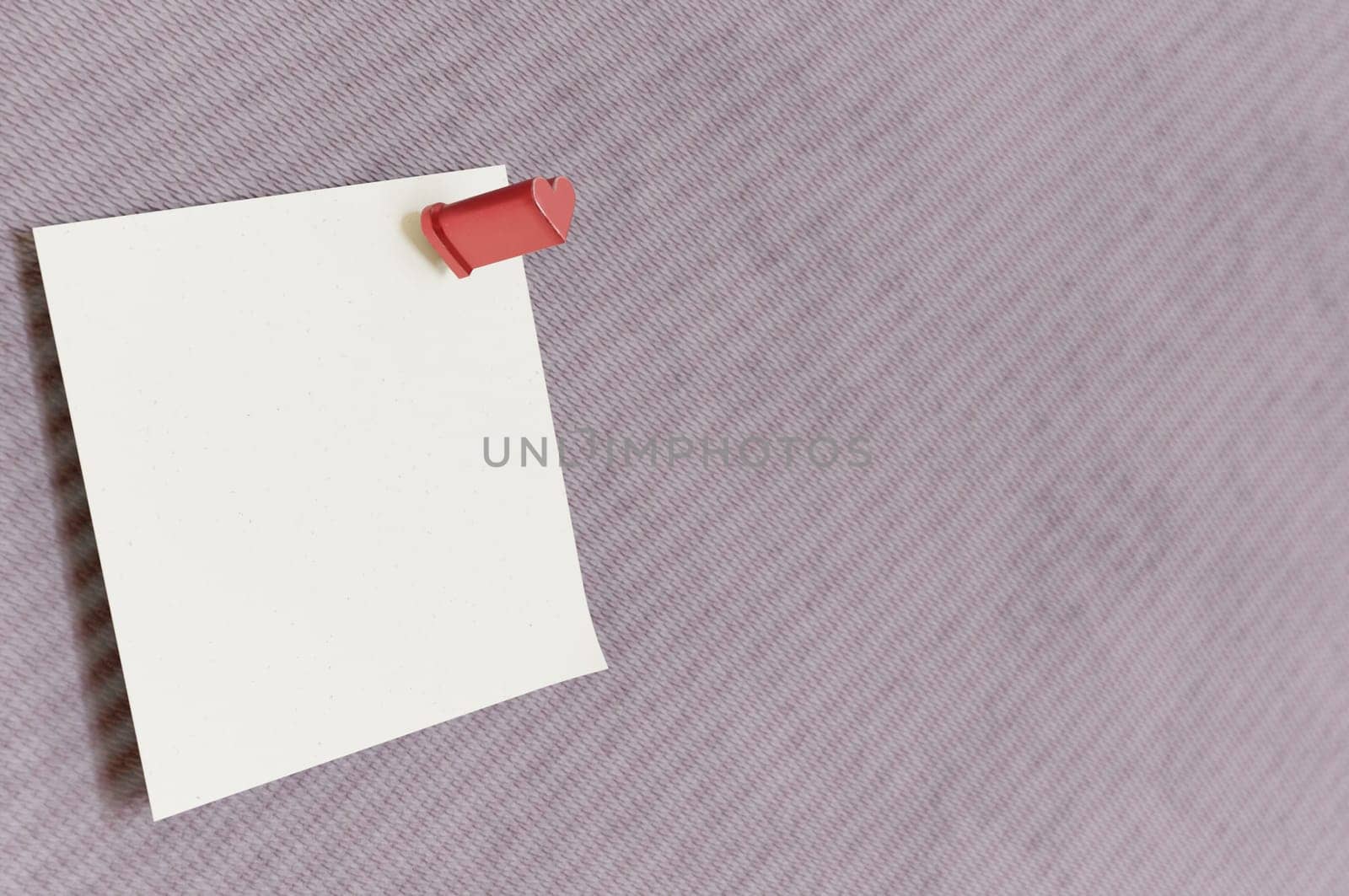3d illustration. Blank note paper  pinned cork board. spce for text