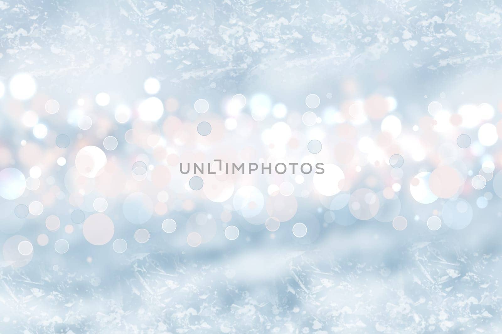 Abstract blurred fresh vivid spring summer light delicate pastel blue pink white bokeh background texture with bright circular soft color lights. Beautiful backdrop illustration.