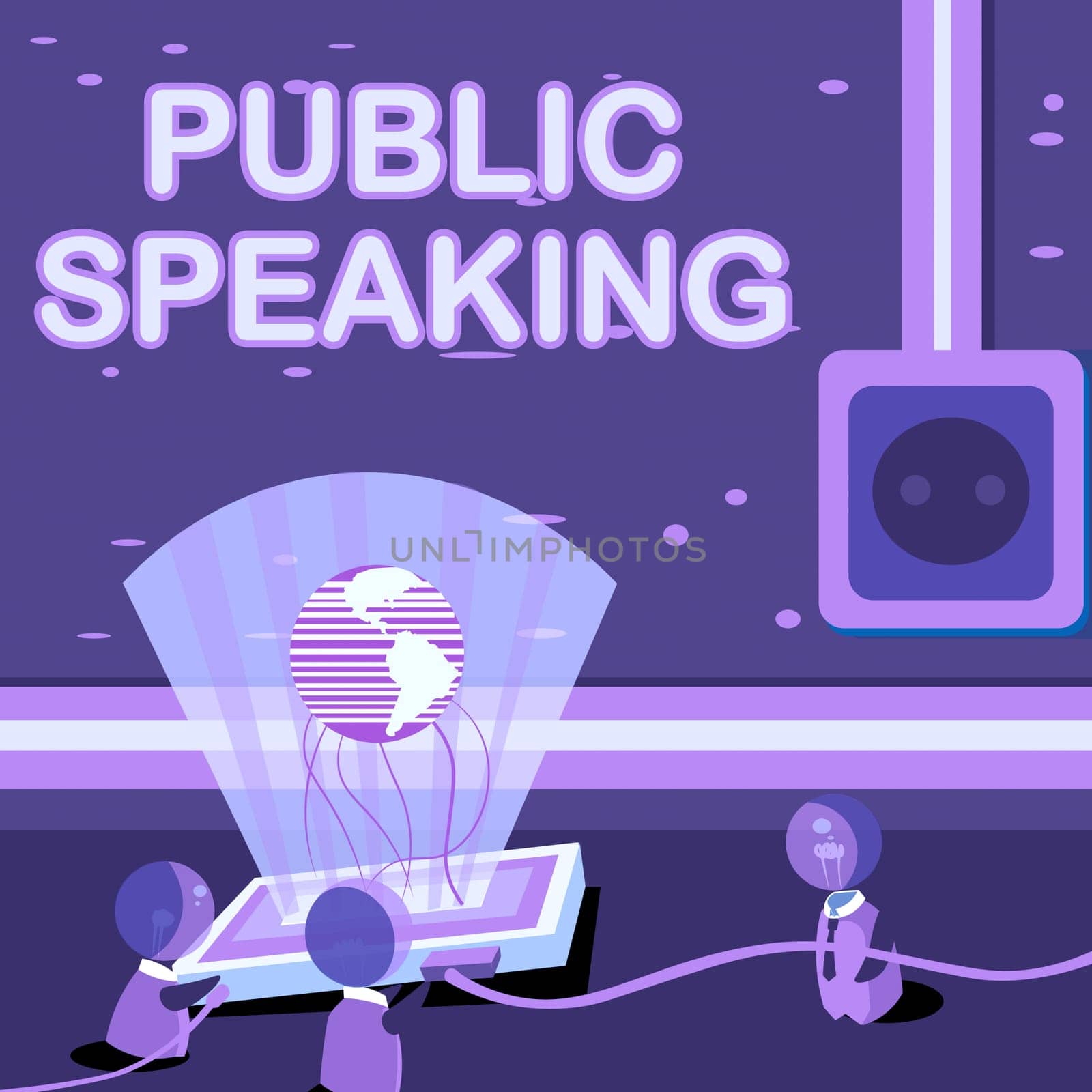 Handwriting text Public Speaking, Conceptual photo art of effective oral communication with an audience Global Ideas Joining Together Forming New Technological Achievements.