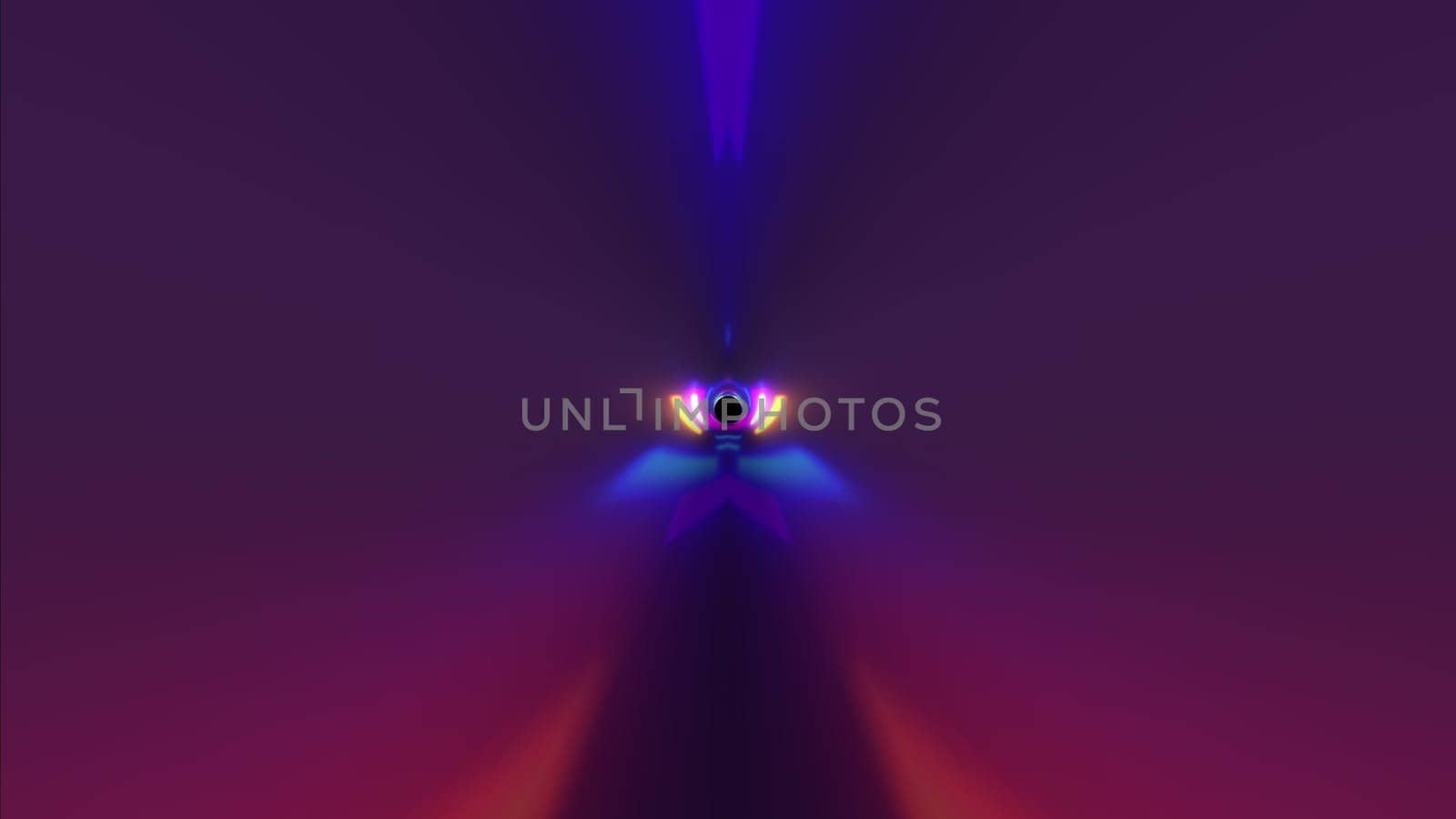 Bright rays of light in 3d render space flying in direct stream. Cyber acceleration for high speed travel and racing. Hyper jump to distant stars with dynamic warp effect.