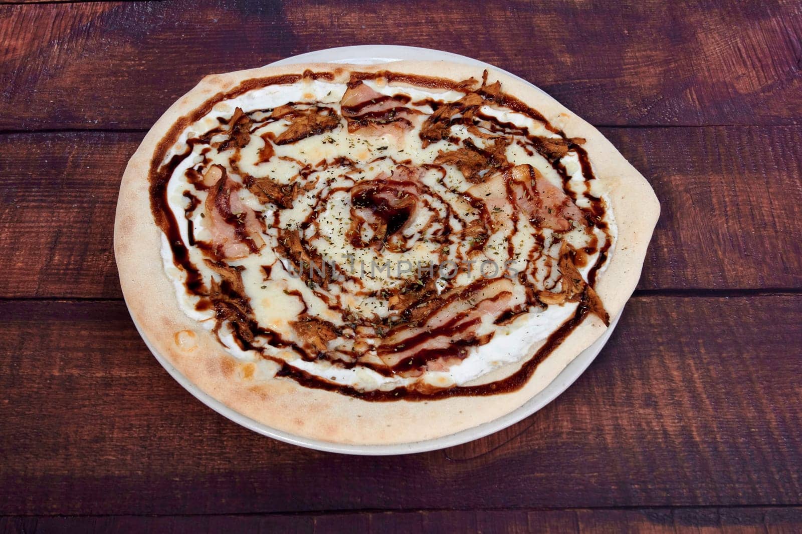 a italian pizza mediterranean food healthy composed design