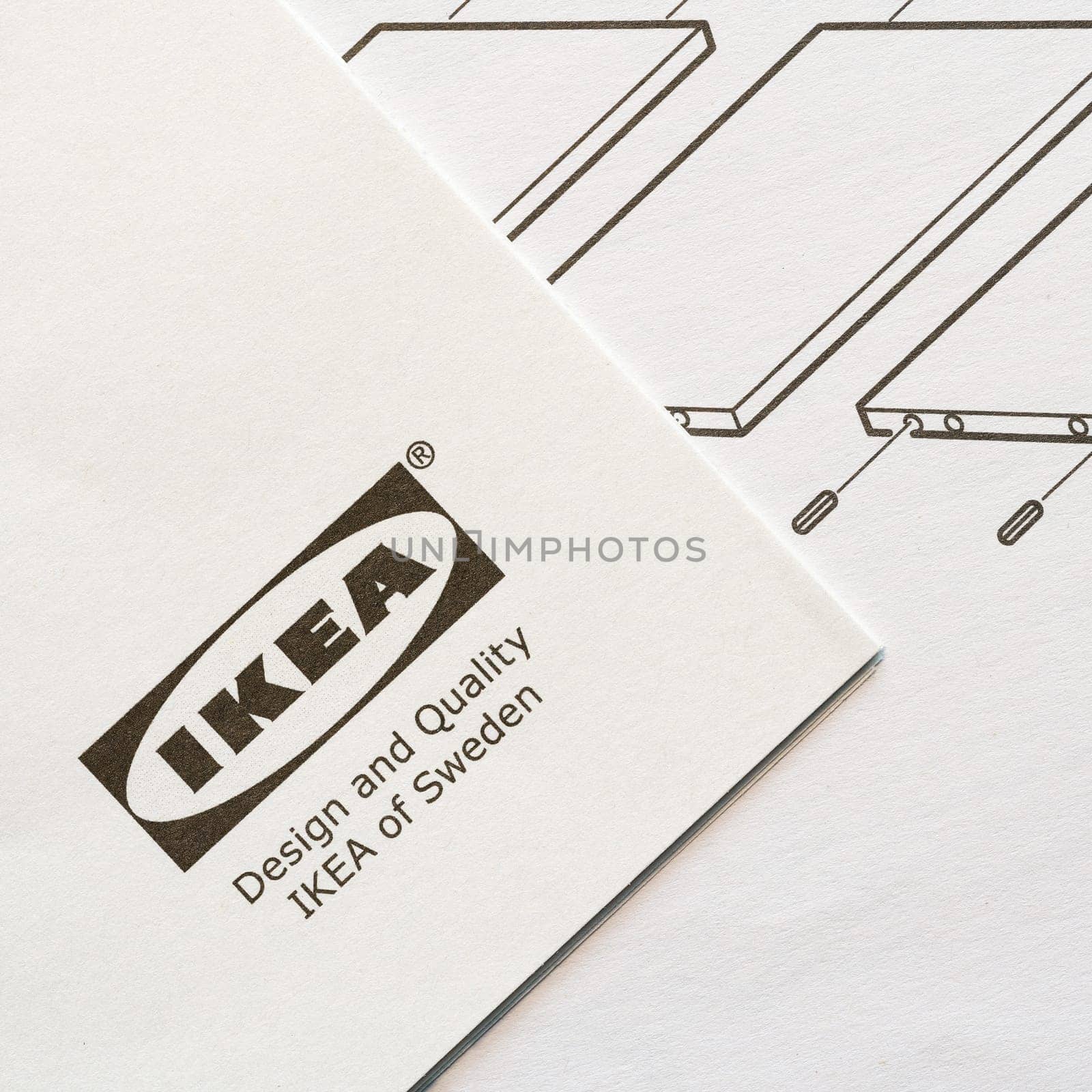 Building instructions for furniture of the Swedish furniture company Ikea