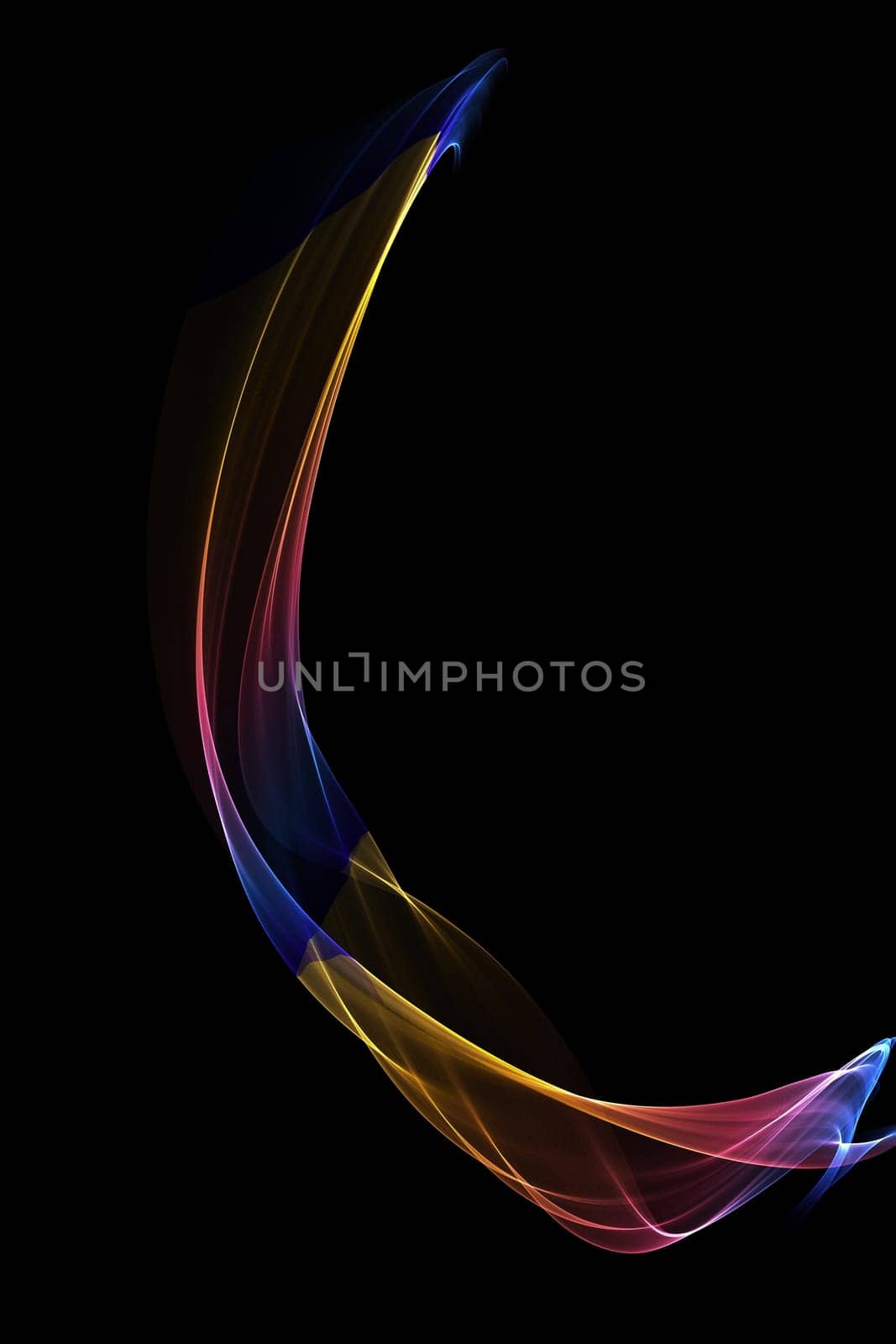 Abstract wave vector background, rainbow waved lines for brochure, website, flyer design. Spectrum wave color. Smoky color wave. Wavy line color
