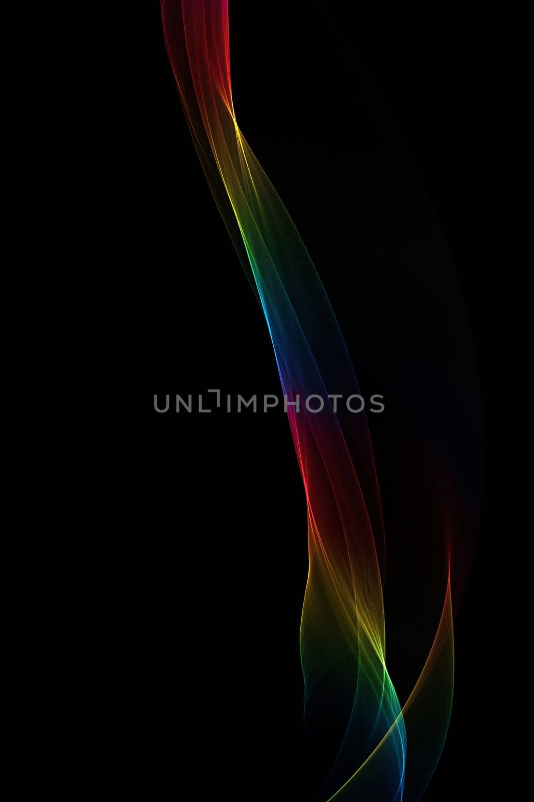 Abstract wave vector background, rainbow waved lines for brochure, website, flyer design. Spectrum wave color. Smoky color wave. Wavy line color