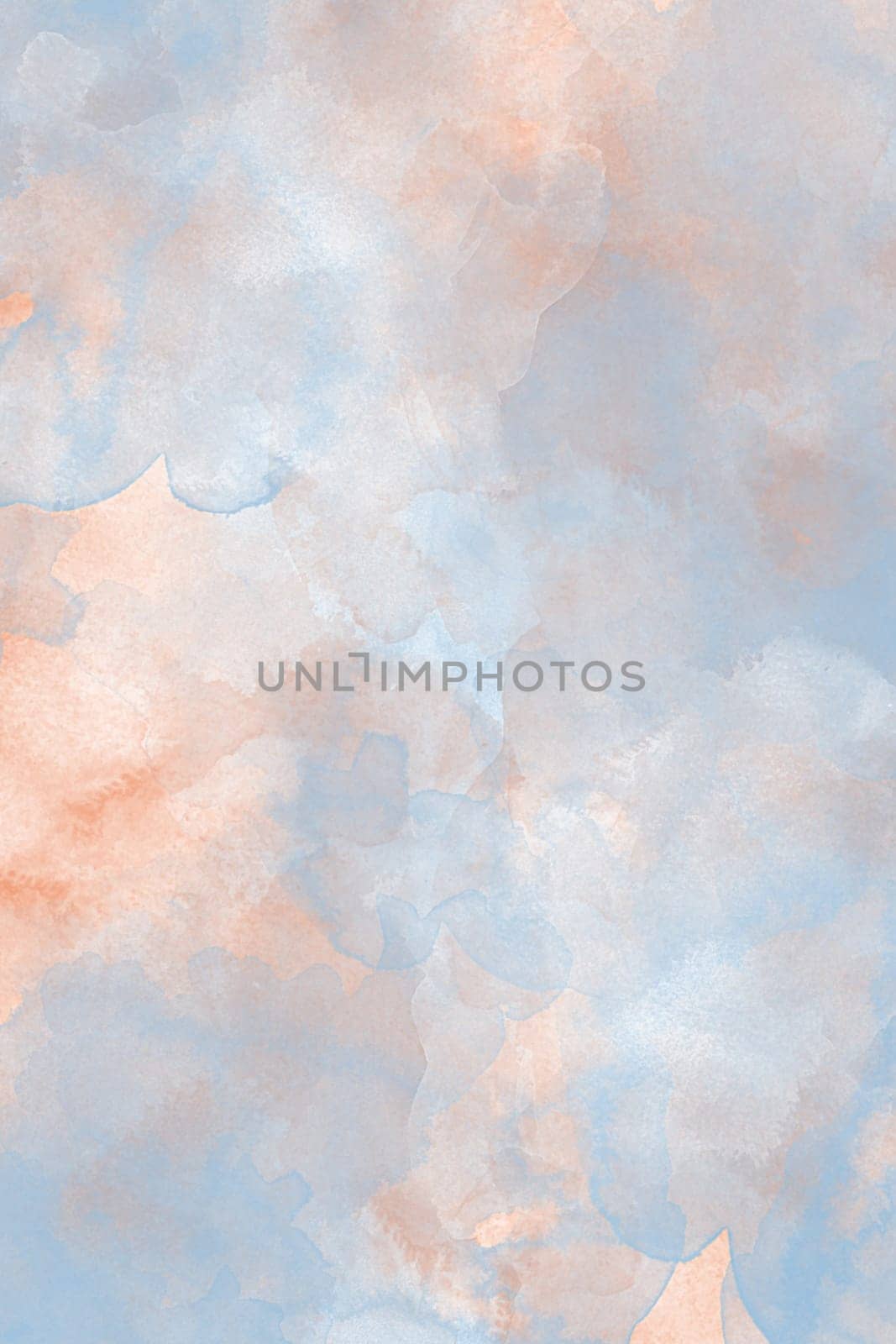 Watercolor background in yellow, red, orange and pink tones