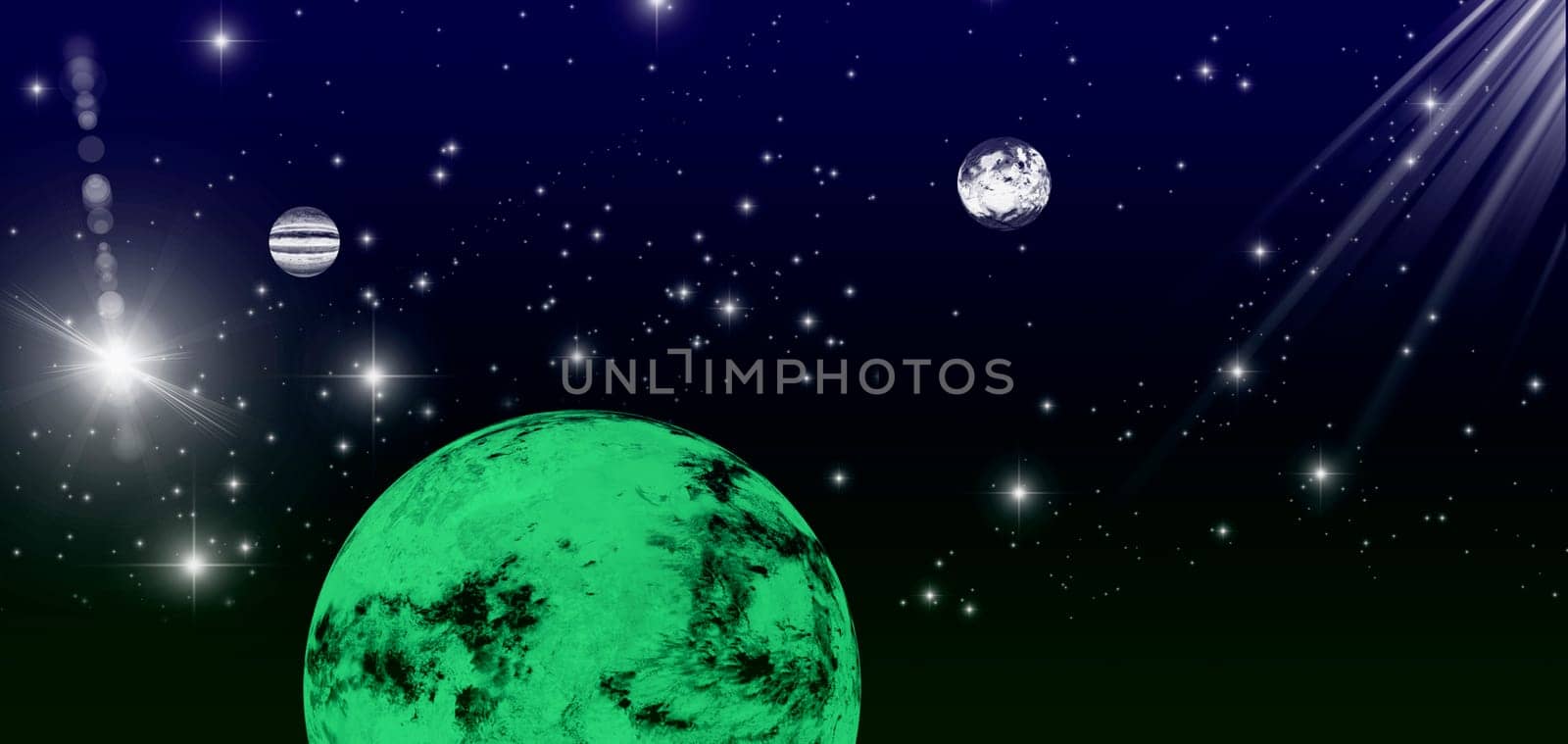 cosmos - a abstract space illustration - a background
