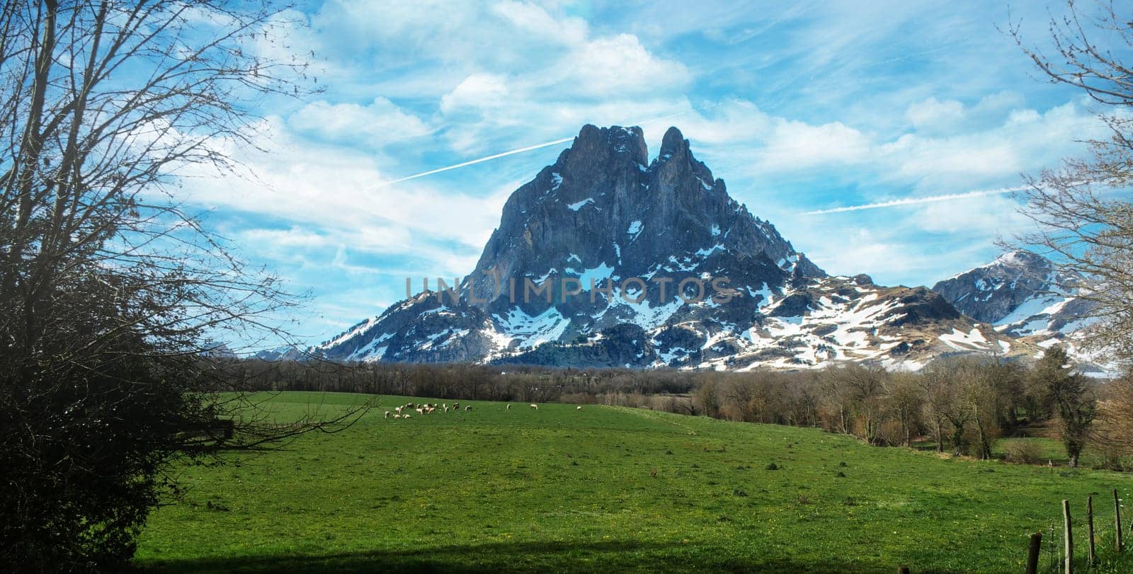 a Pic du Midi Ossau  in the french Pyrenees mountains