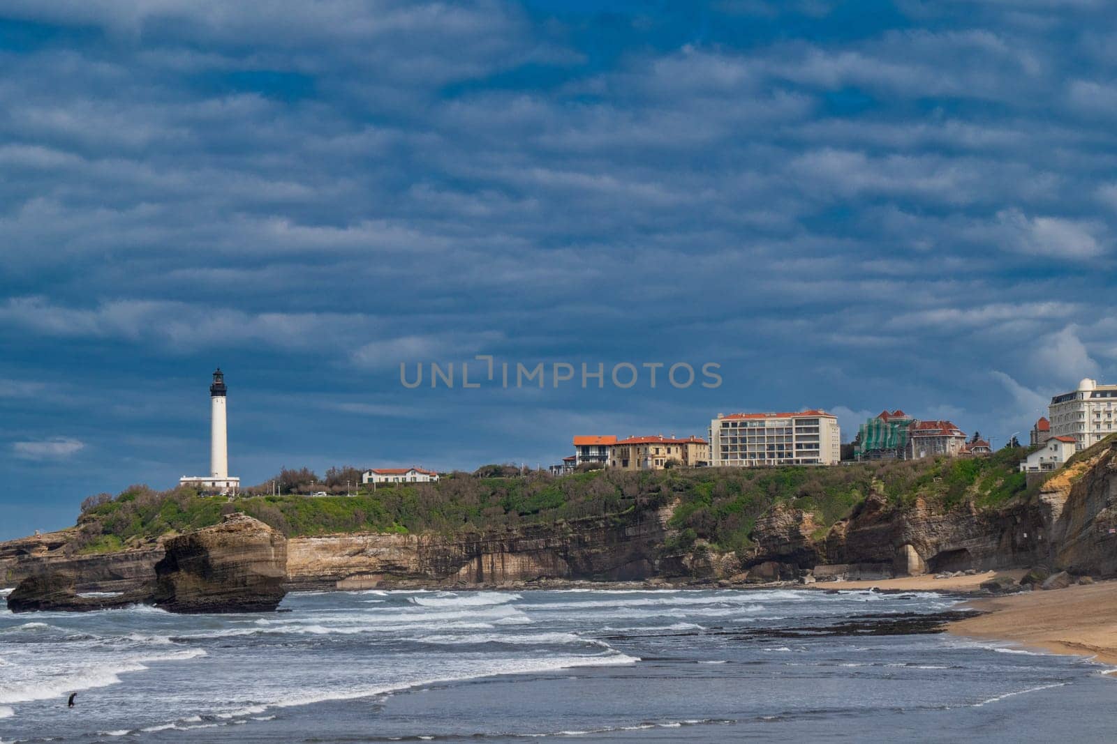 the Phare de la Pointe Saint Martin - Biarritz Lighthouse