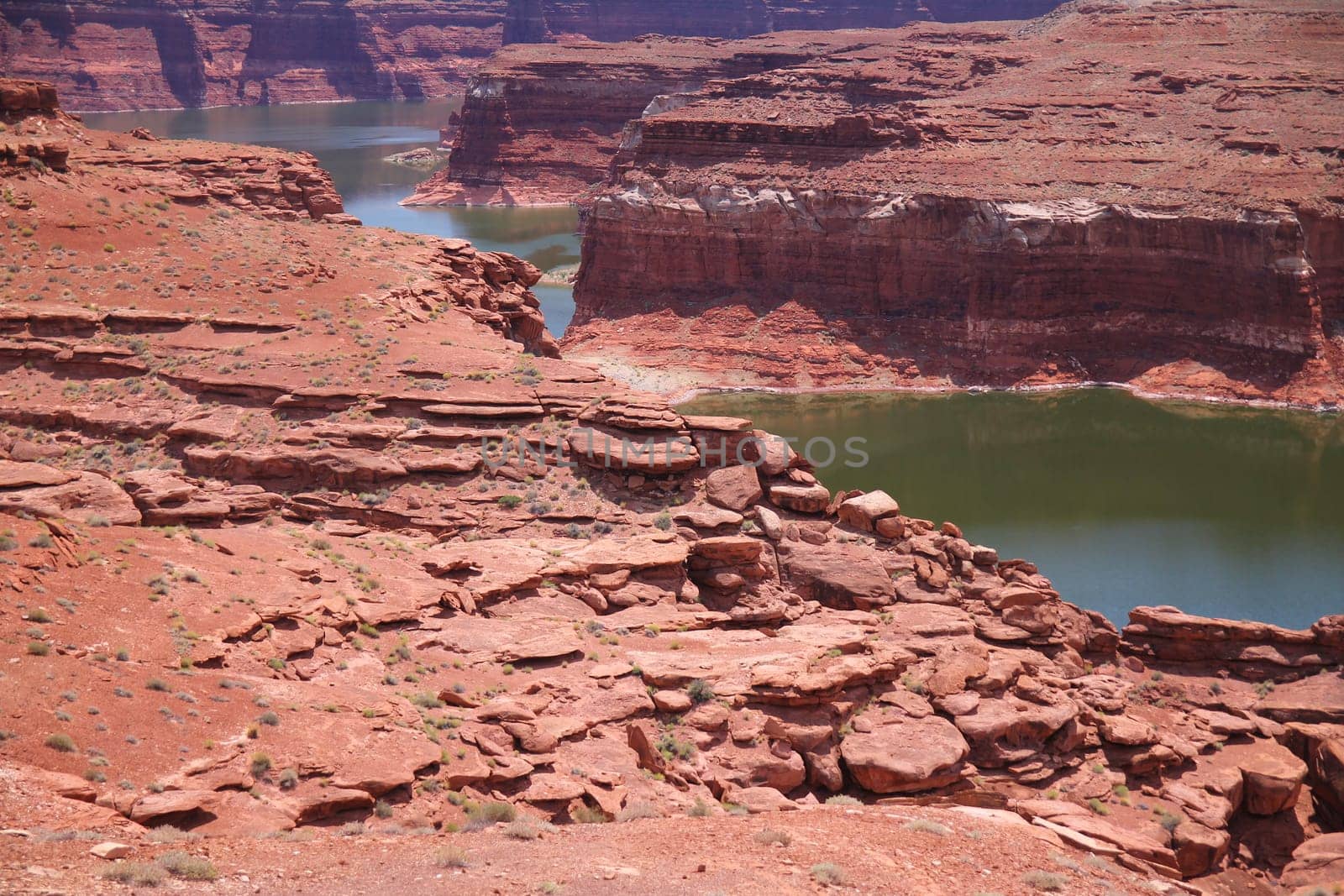 All the inlets of the colorado river in the Gleen Cnayon Nation Park in Utah