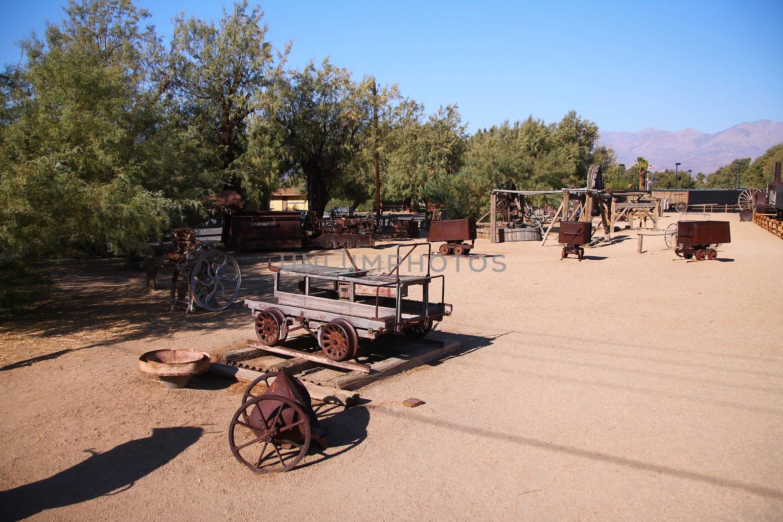 What remains of the gold rush in the Death Valley desert in California