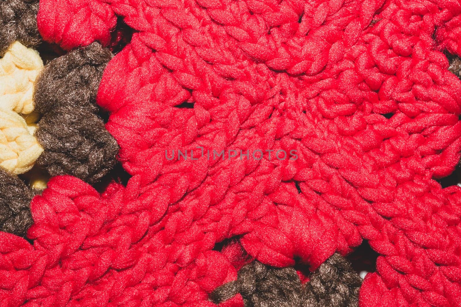 Detail of fabric craft work. textile background. cloth backdrop