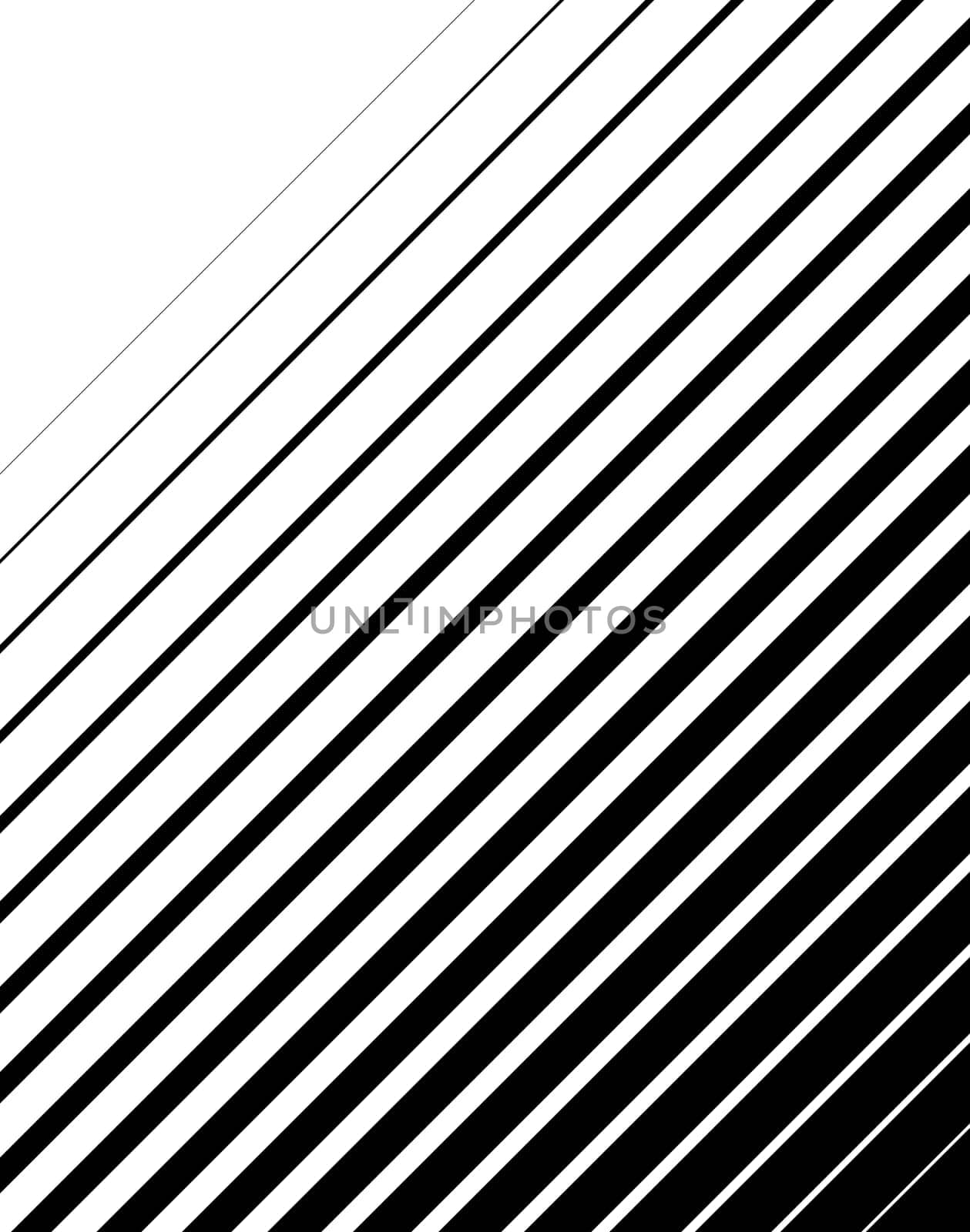 Background with diagonal stripes black white and color transition