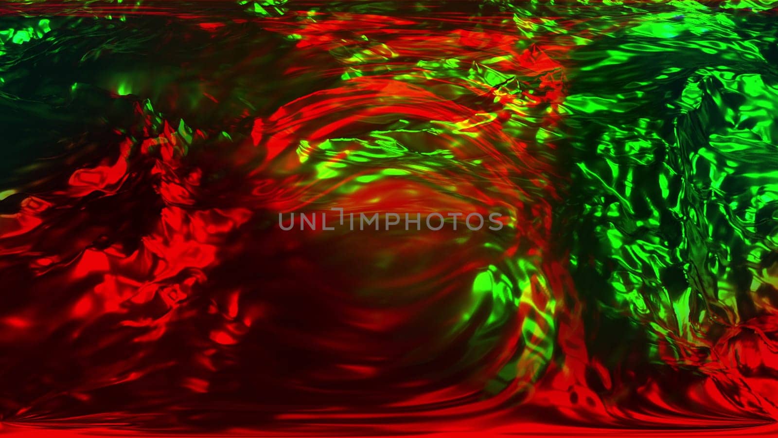 Squirming bursts with 3d render with bright gradient and highlights. Wavy textures on dynamic surface with colorful highlights. Futuristic liquid on shiny digital elegant lighting.