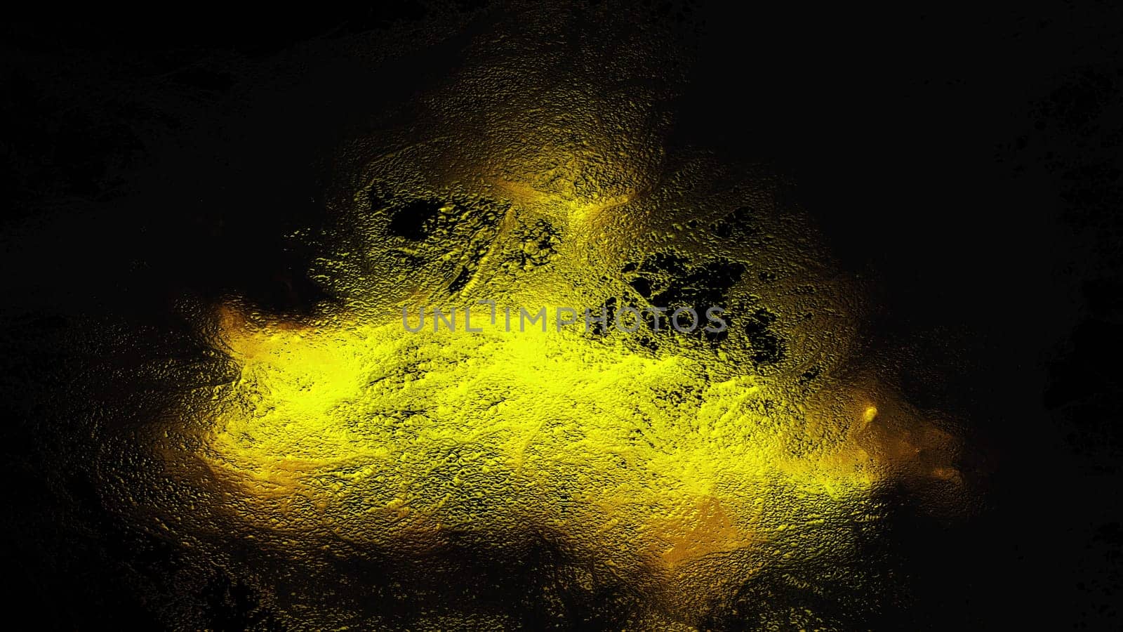 Abstract surface with textured 3d render lines and streaks. Thin crystalline veins illuminated by bright light. Natural design of molten minerals with cold condensation.
