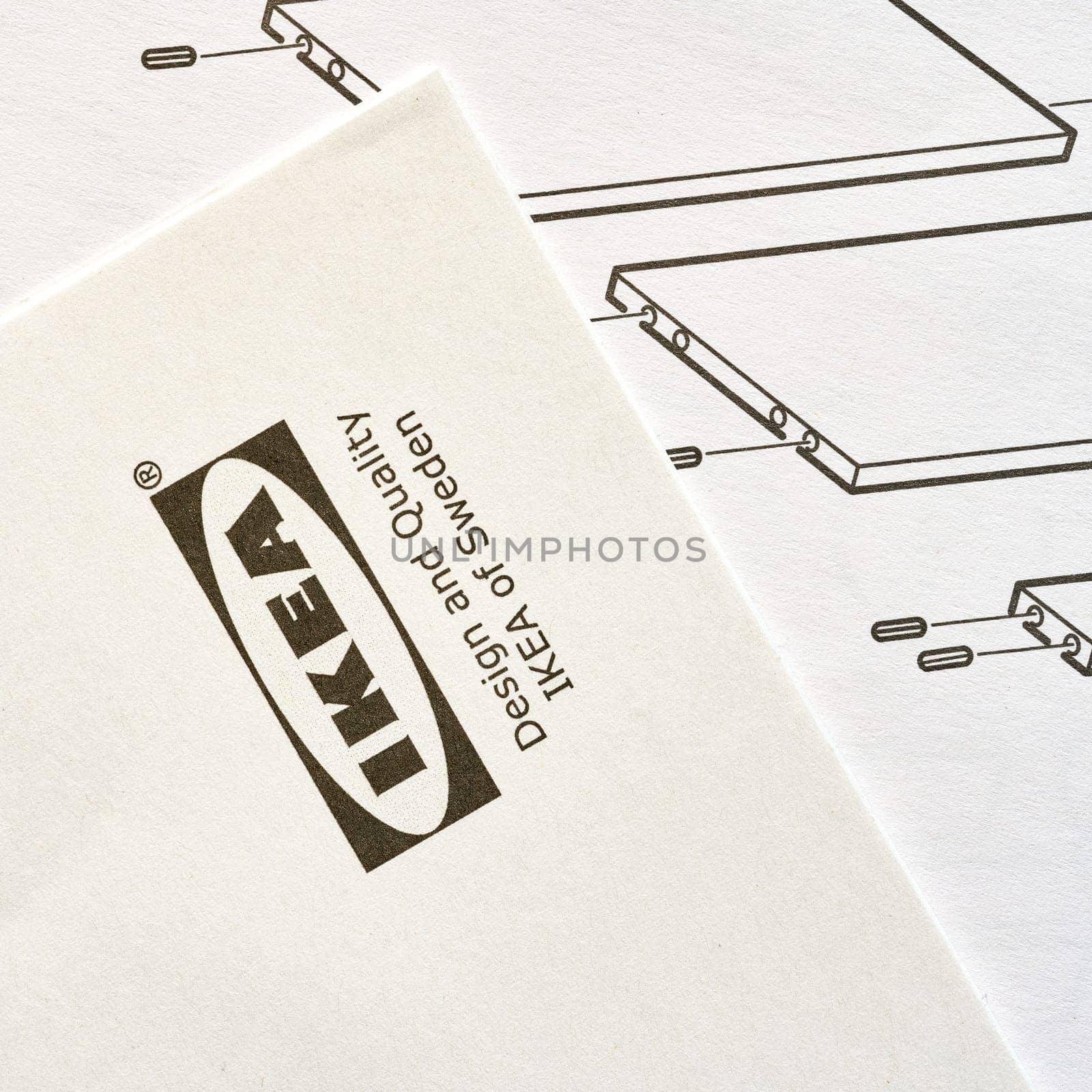 Building instructions for furniture of the Swedish furniture company Ikea