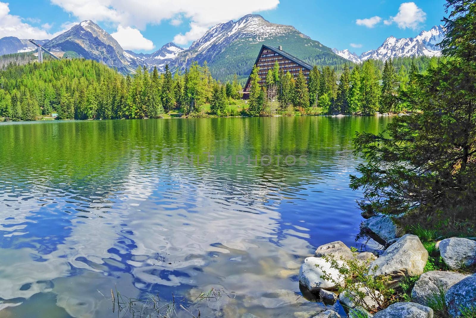Lake in High Tatra Mountains, Slovakia