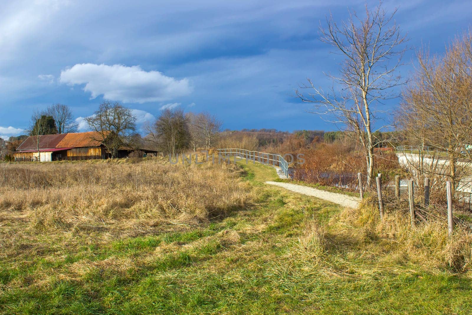 Landscape in Bad Erlach in Lower Austria