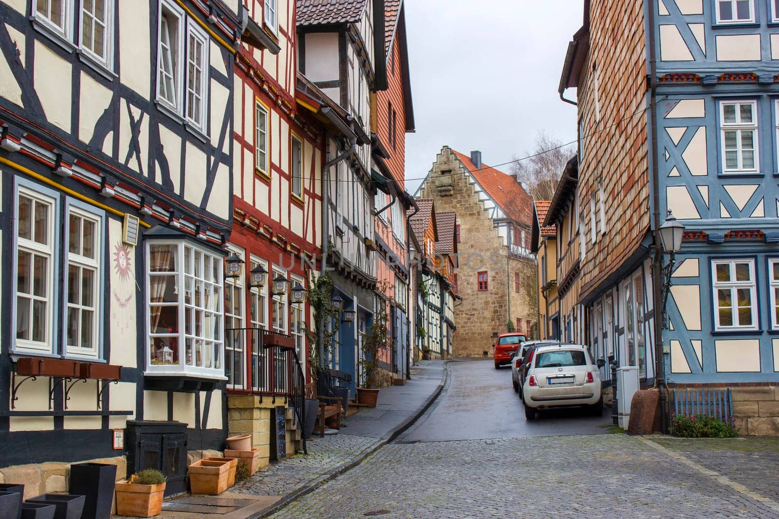 The Town of Bad Sooden-Allendorf in the Werra Valley in Germany, Hessen