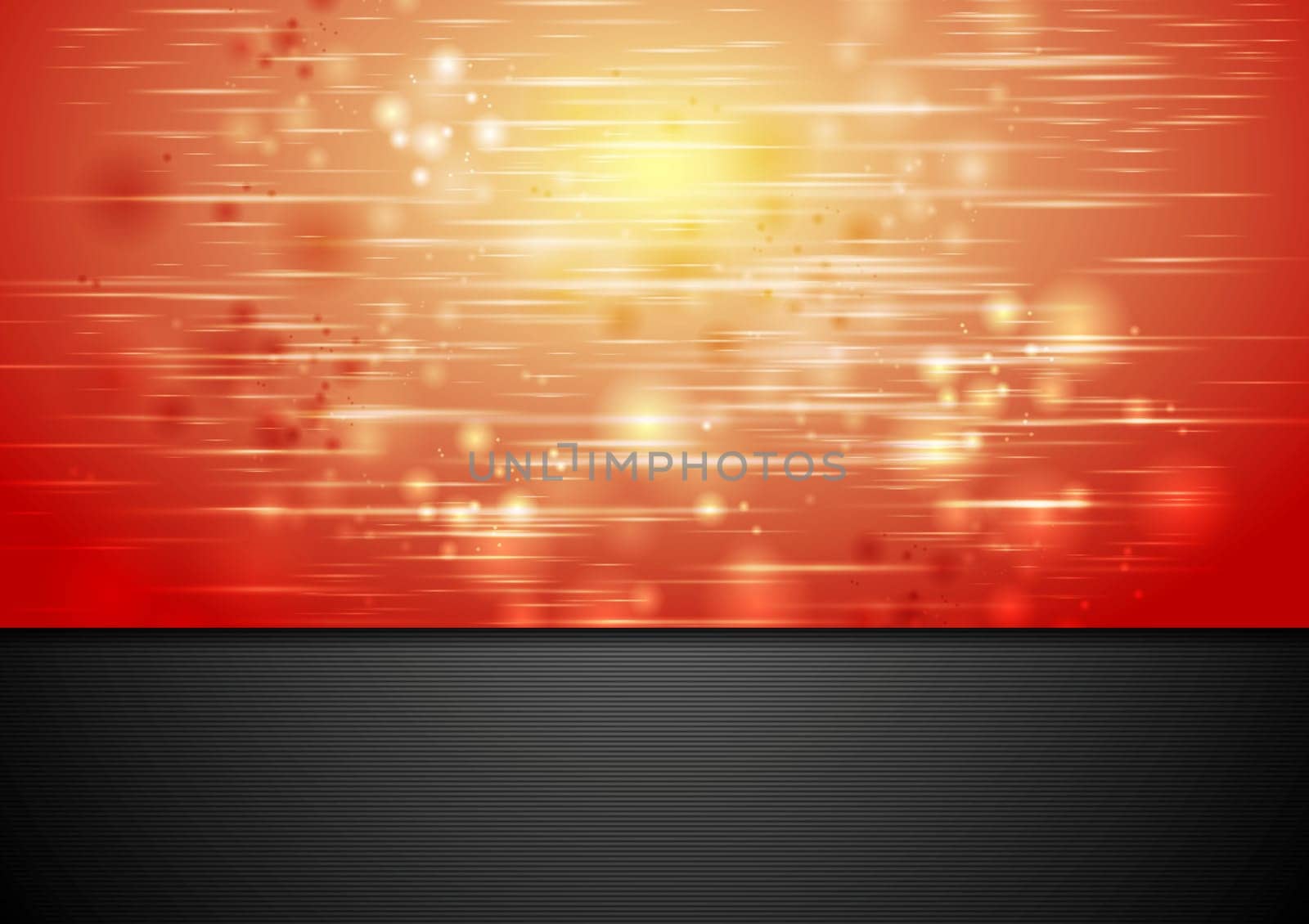 Red shiny sparks background. Vector design