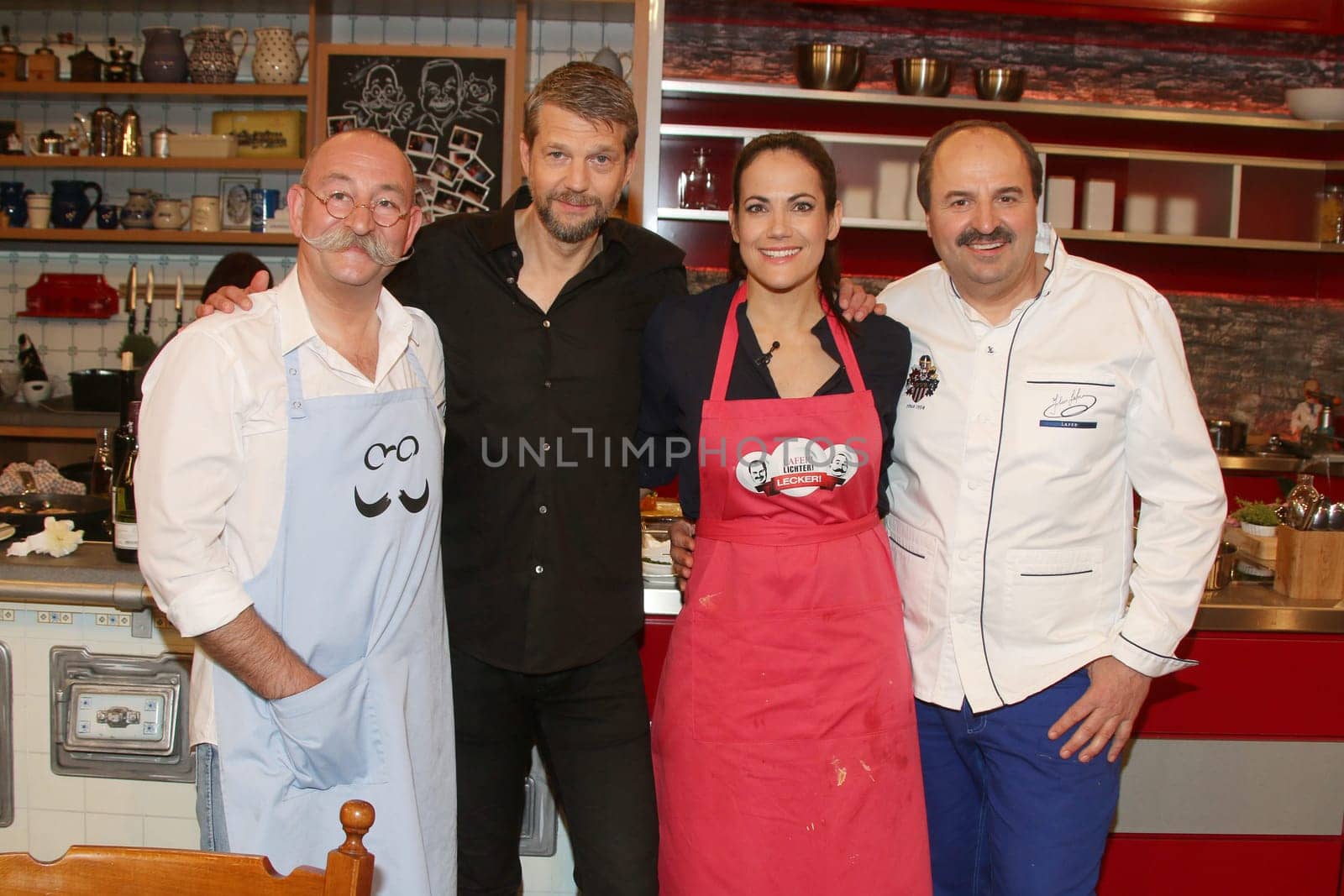 Bettina Zimmermann,Kai Wiesinger,Horst Lichter,Johann Lafer,recording 2 Lafer Lichter Lecker from 25.04.2015 (broadcast expected on 09.05.),Hamburg