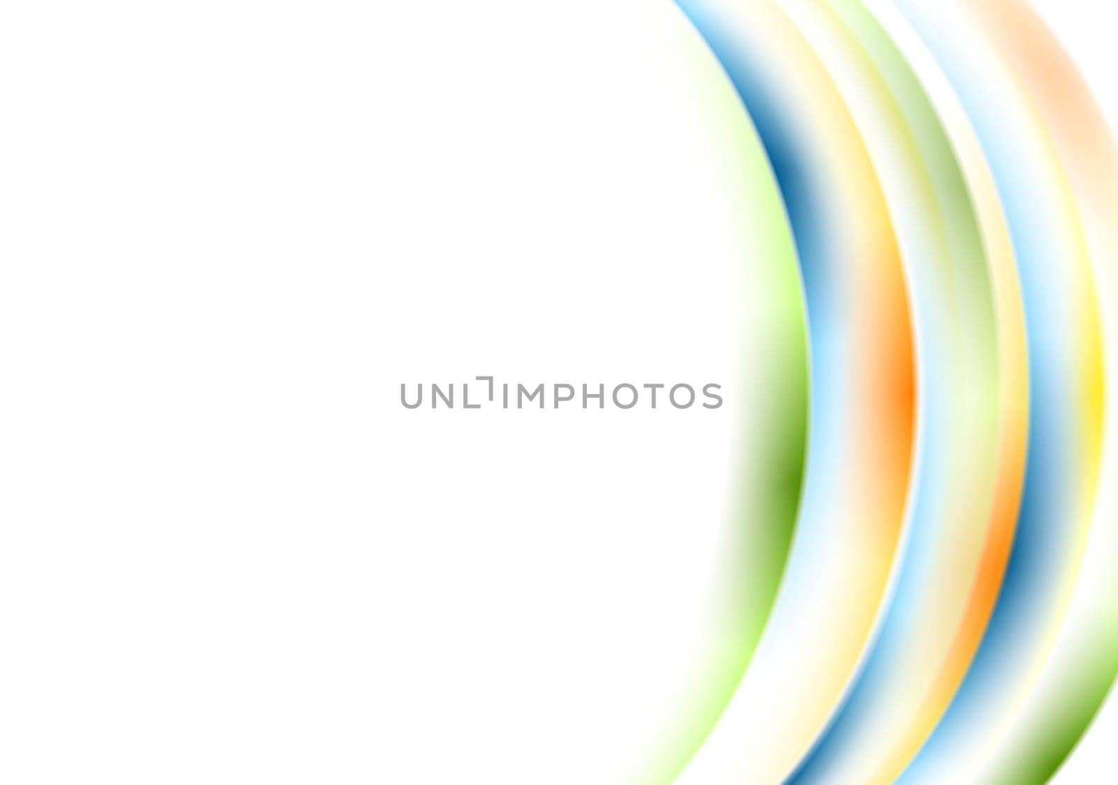 Abstract wavy colorful background. Vector design
