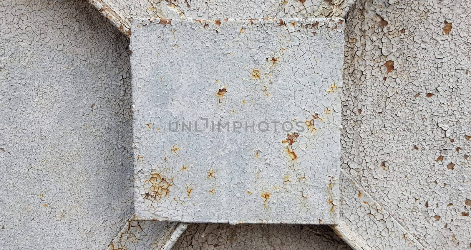 old rusty iron gate on a natural background. Metal background with copy space