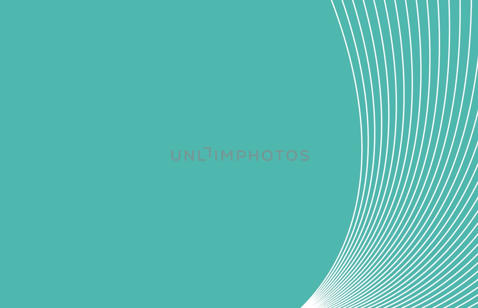 Background template for business or presentation: Green blue copy space and curved white lines