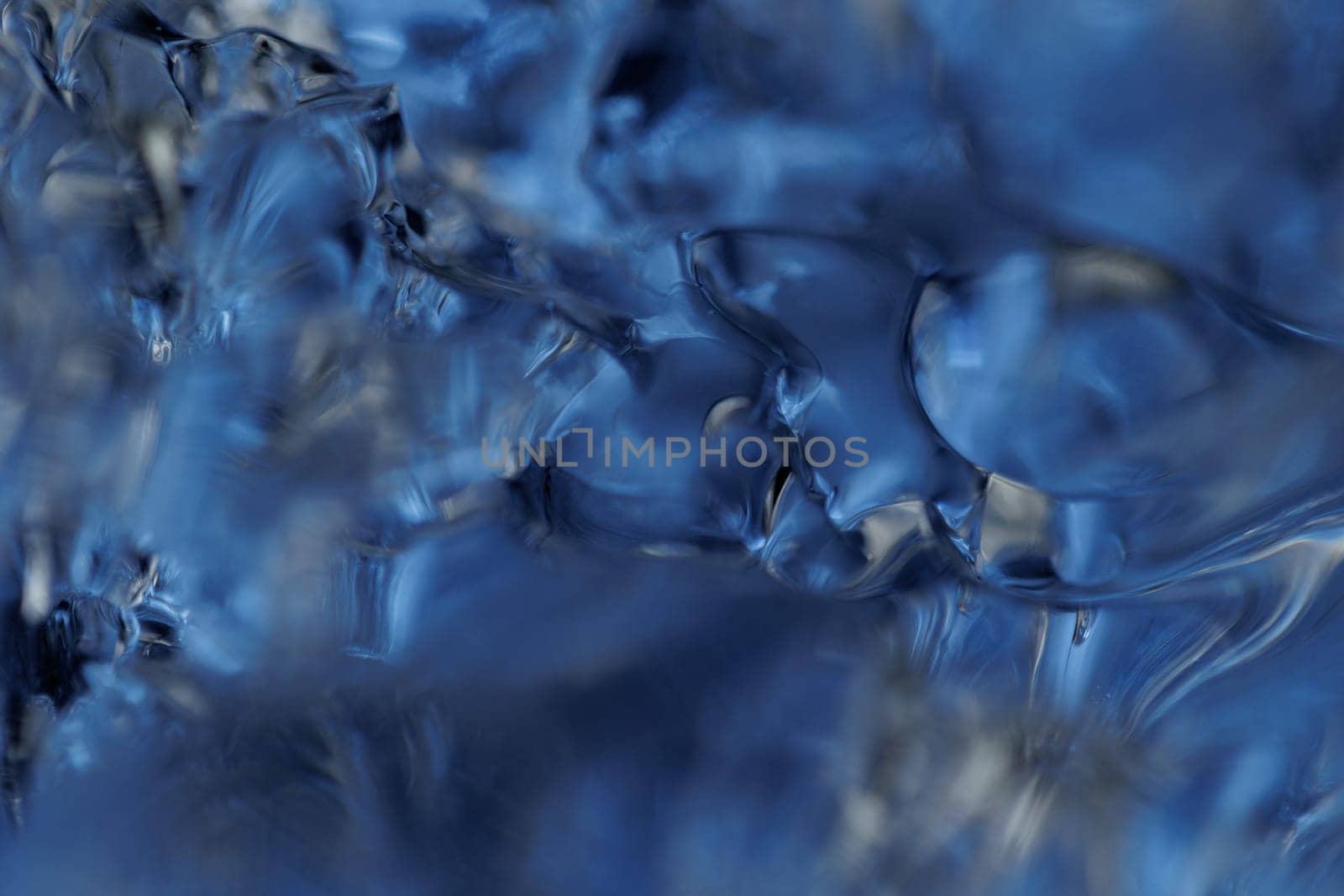 Macro of melting ice closeup futuristic water texture