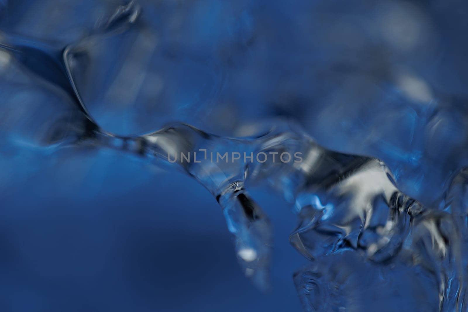 Macro of melting ice closeup futuristic water texture