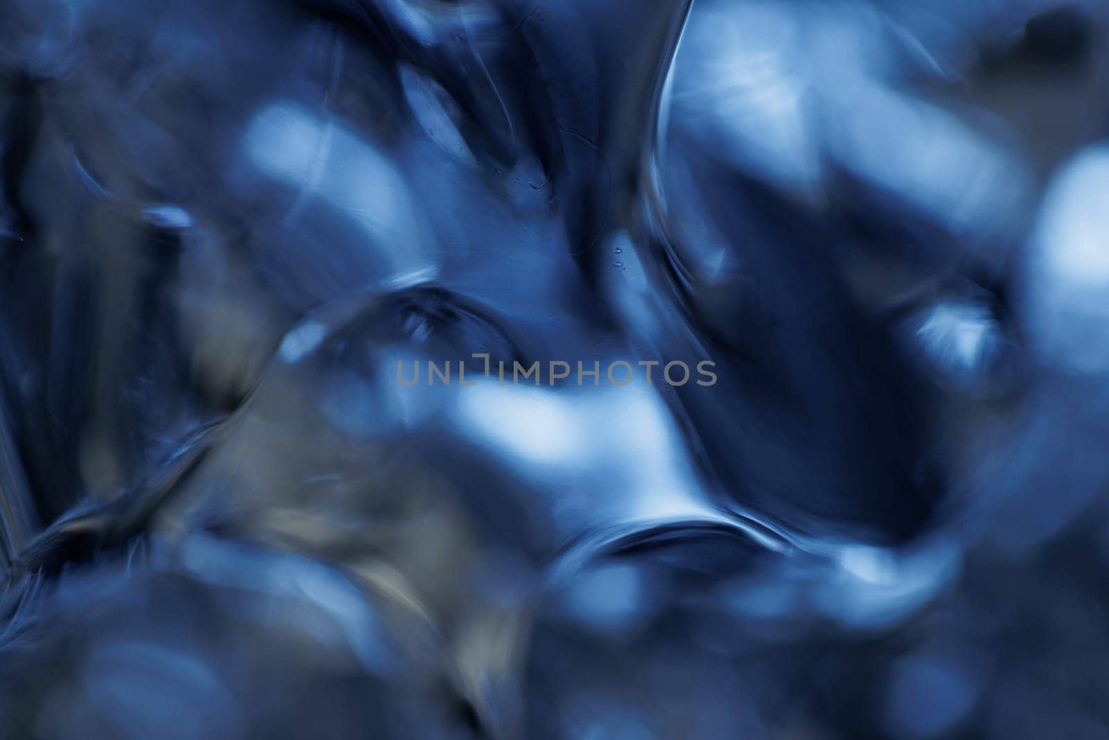 Macro of melting ice closeup futuristic water texture
