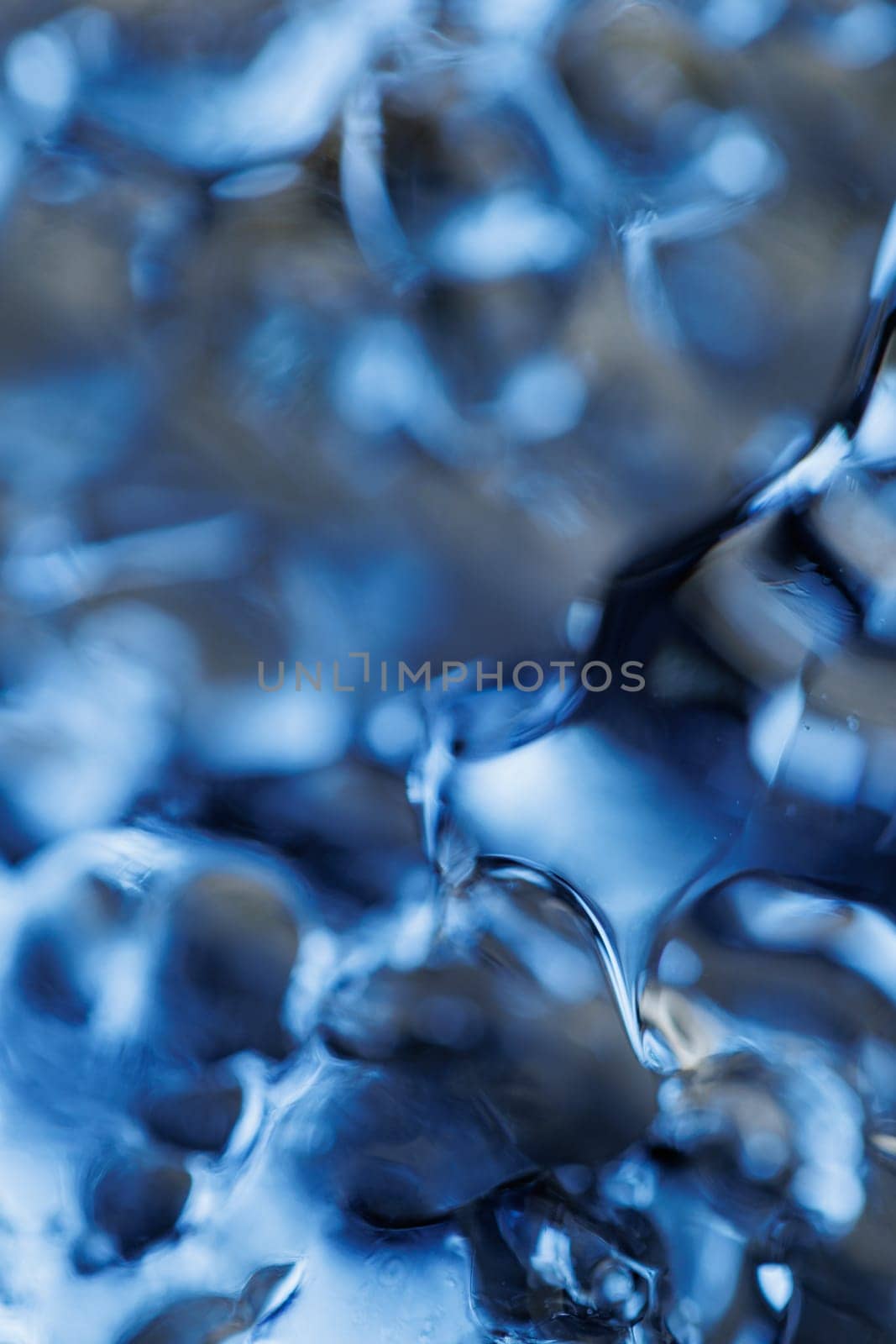 Macro of melting ice closeup futuristic water texture
