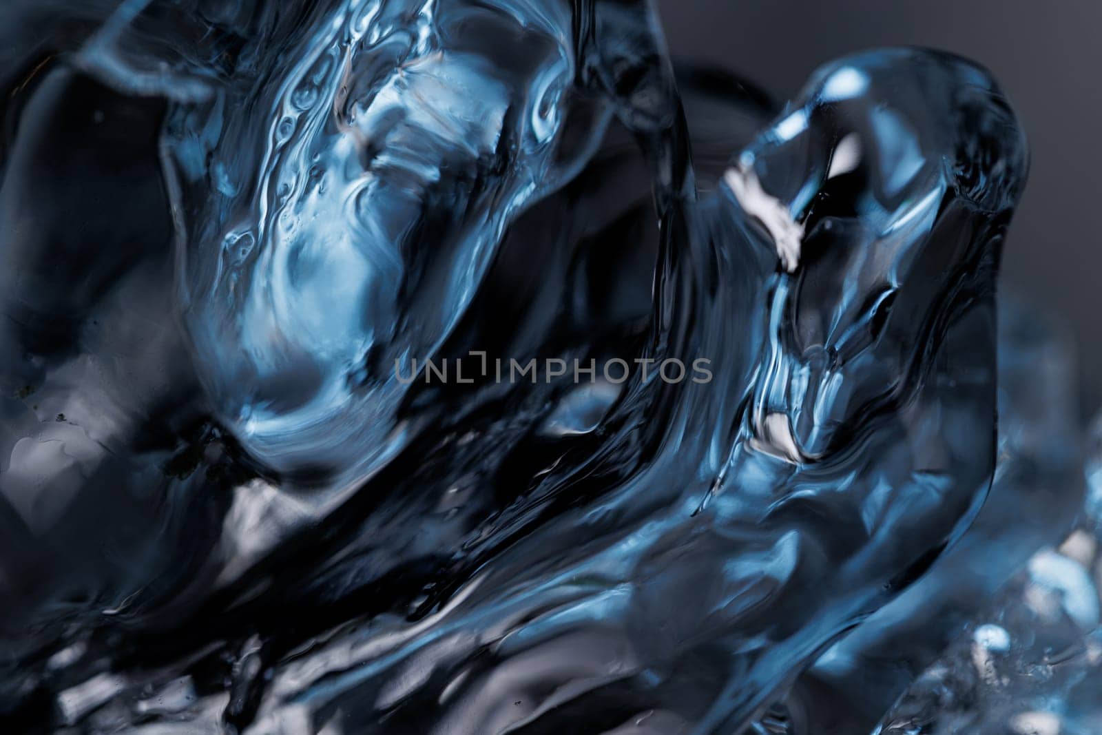 Ice closeup abstract macro water backdrop