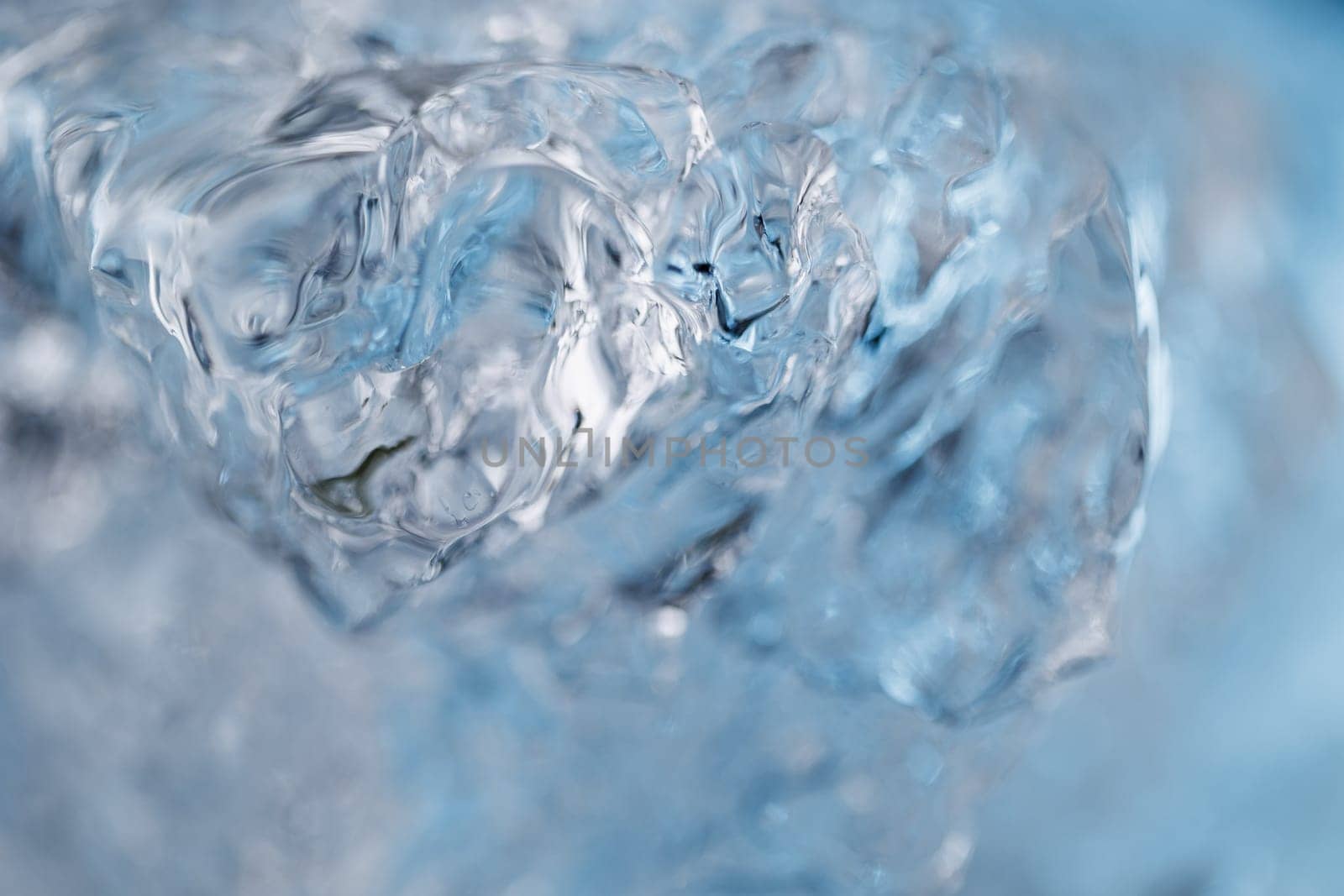 Ice closeup abstract macro water backdrop