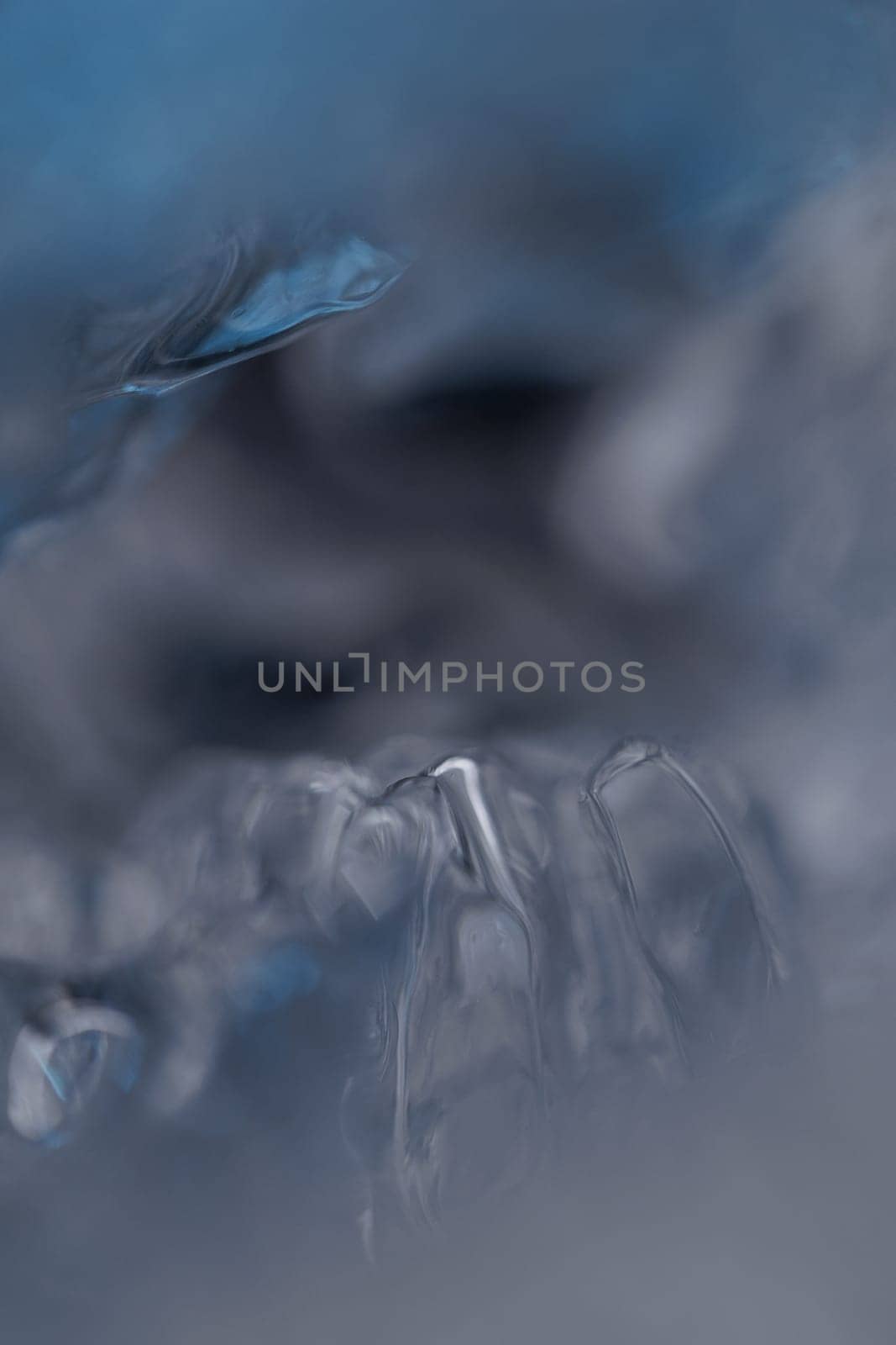 Ice closeup abstract macro water backdrop