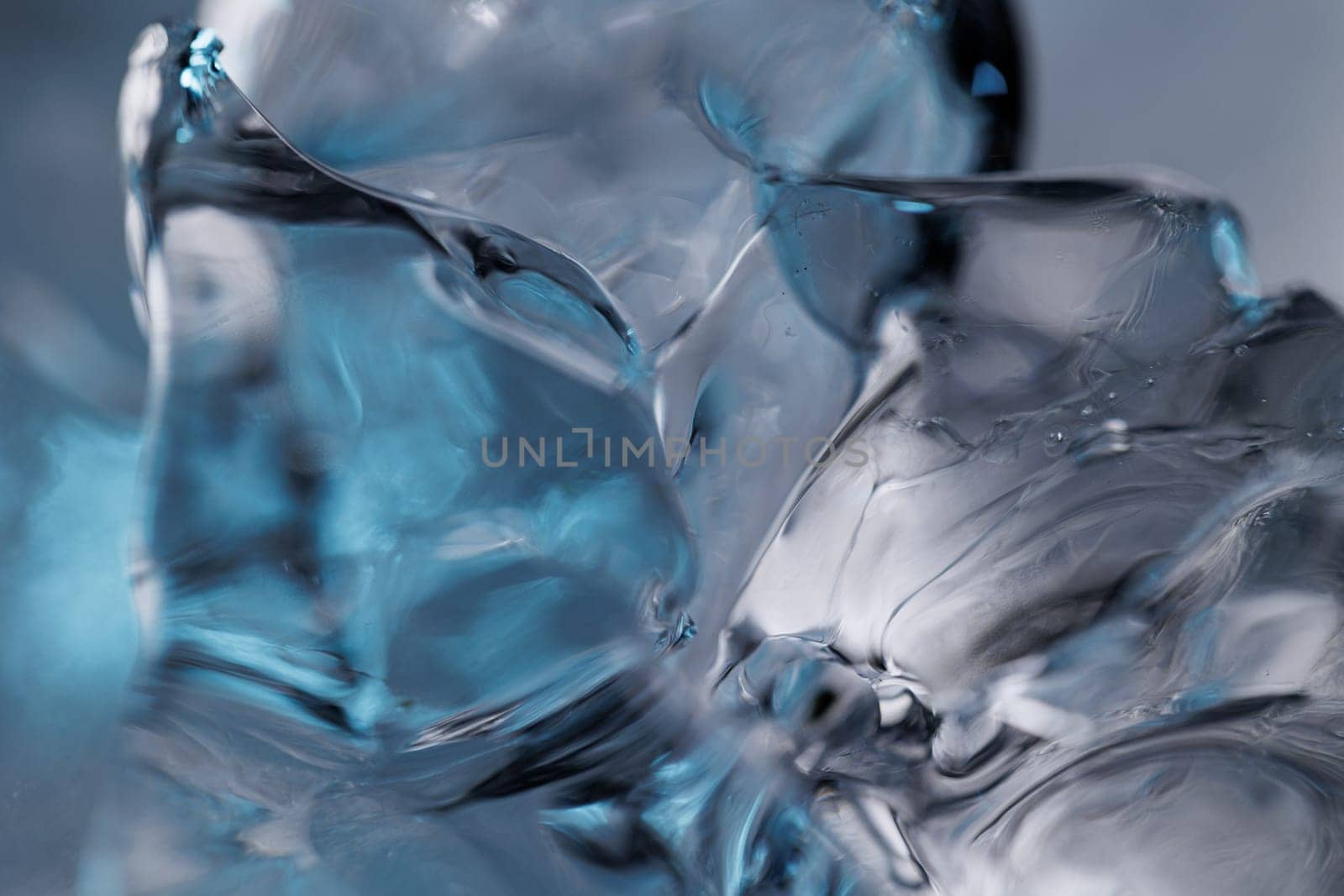 Frozen water closeup abstract macro ice backdrop