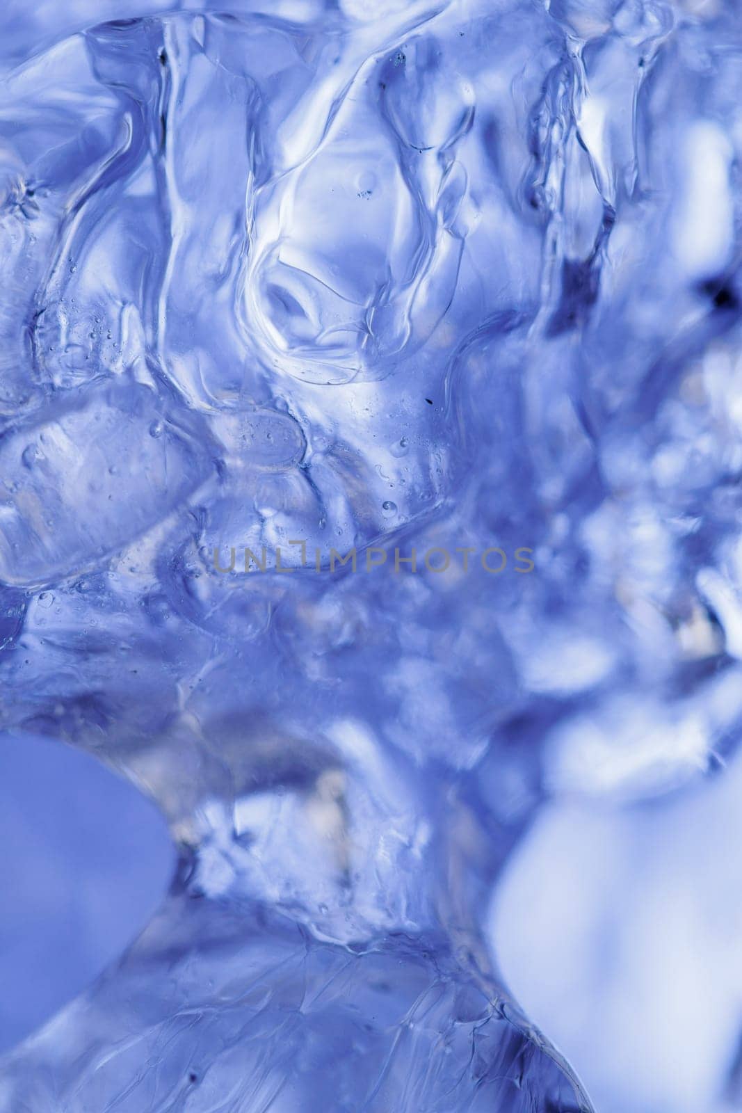 Blue ice cold backdrop