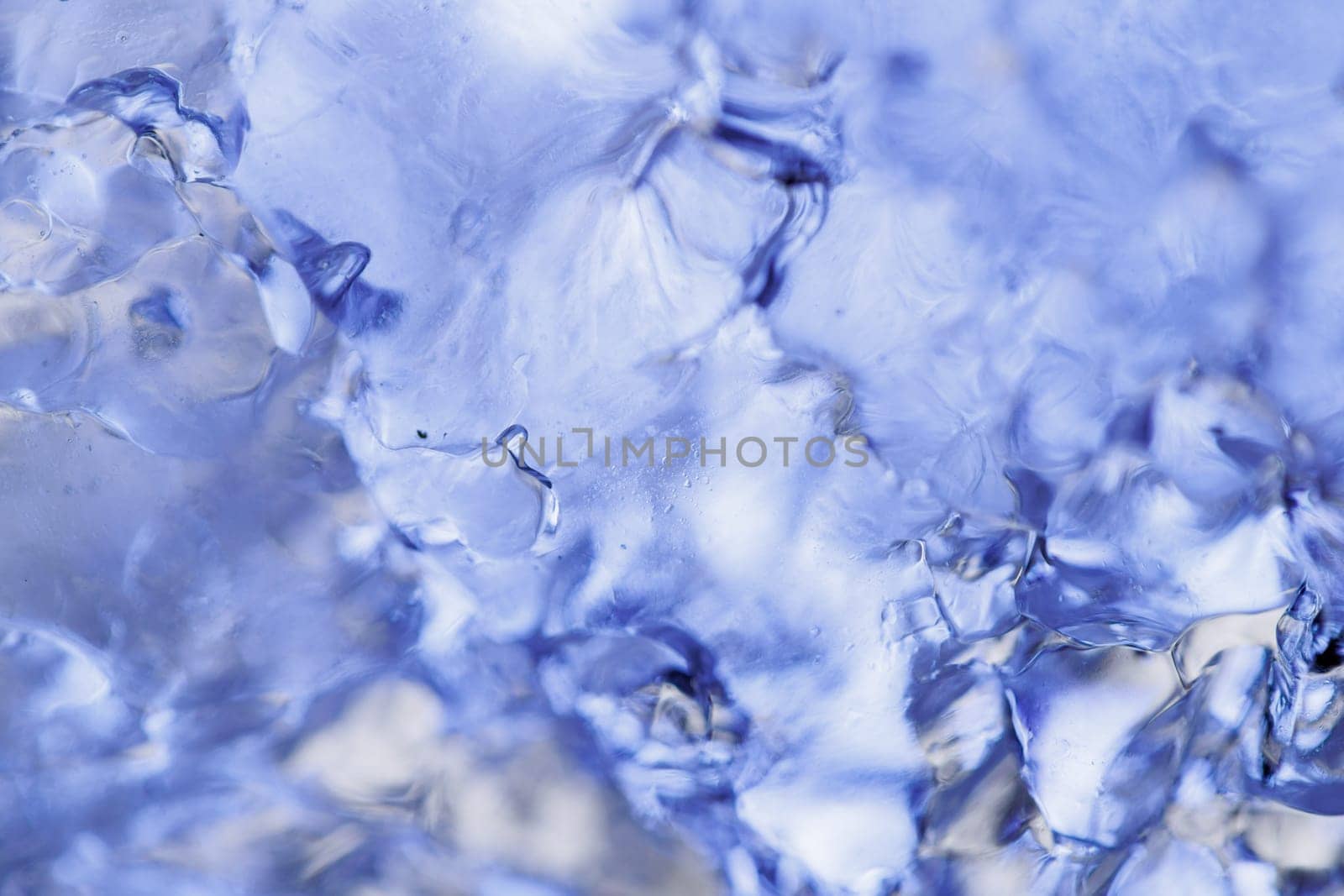 Blue ice cold backdrop