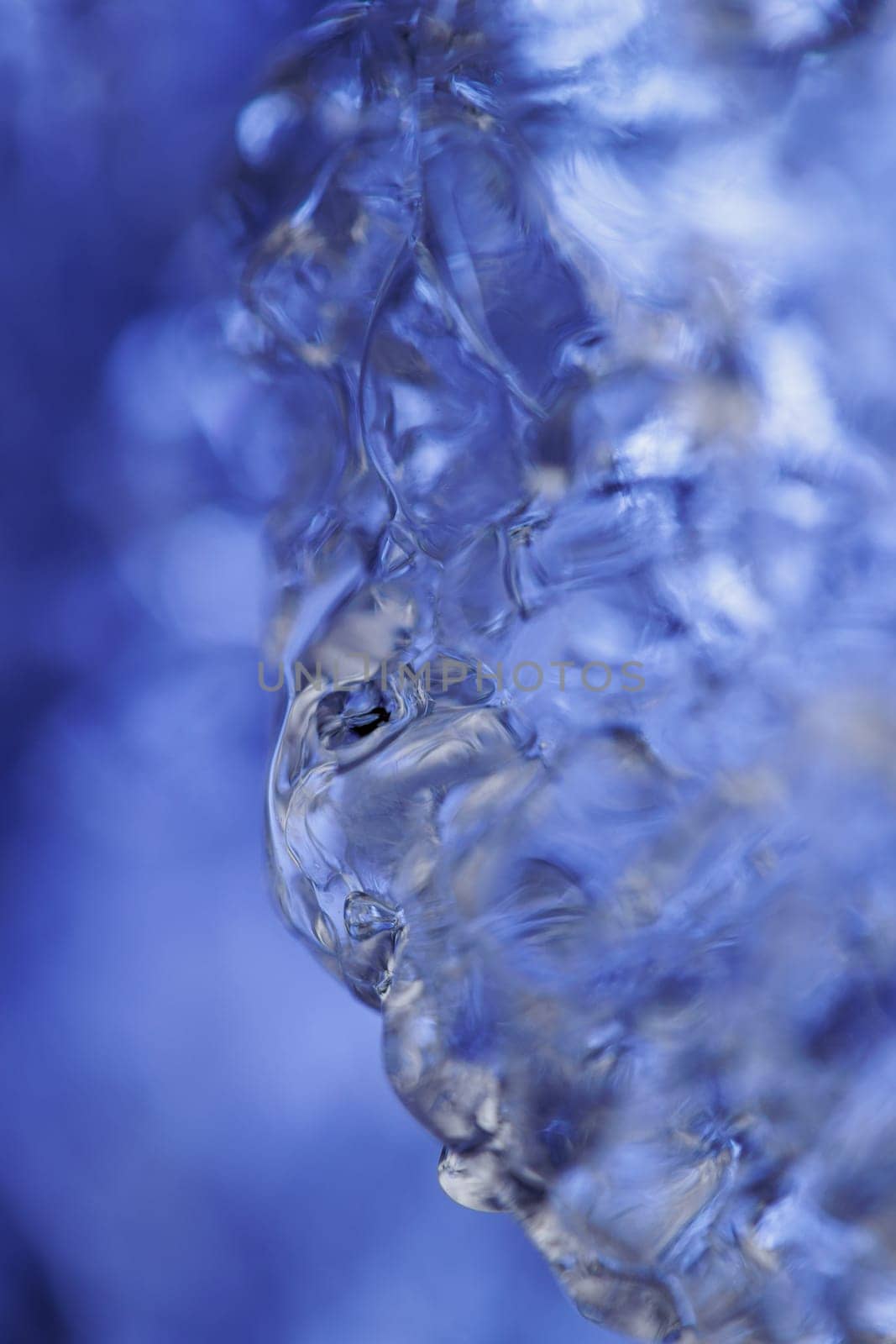 Blue ice cold backdrop