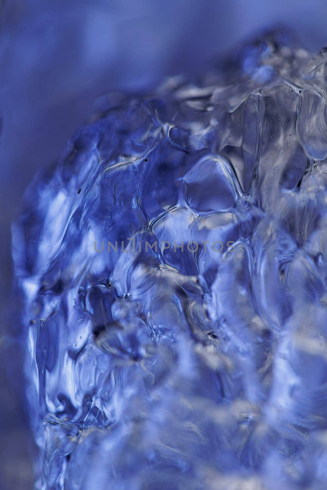 Blue ice cold backdrop