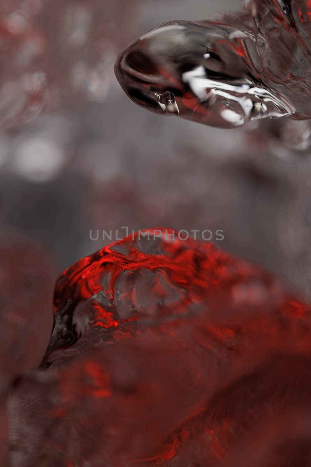 Frozen water closeup abstract macro ice backdrop
