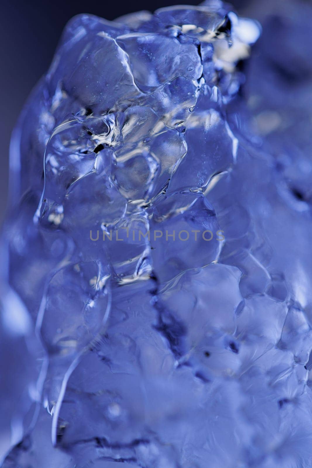 Blue ice cold backdrop