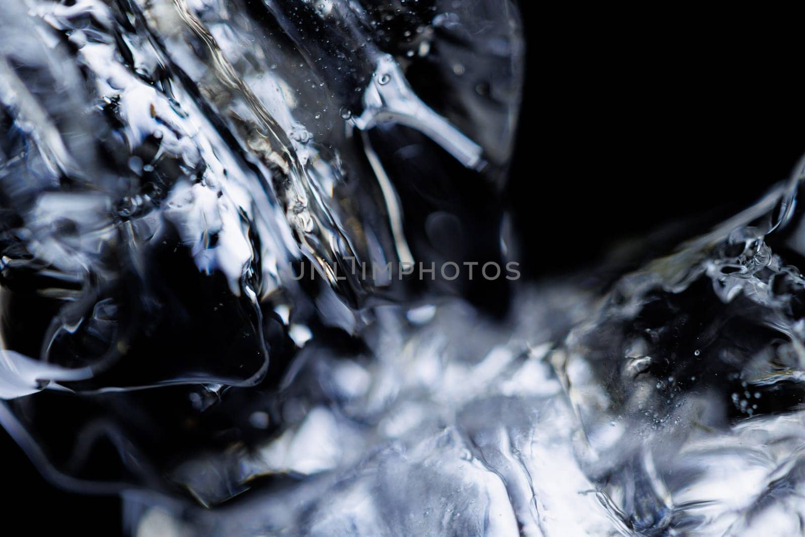 Blue ice cold backdrop