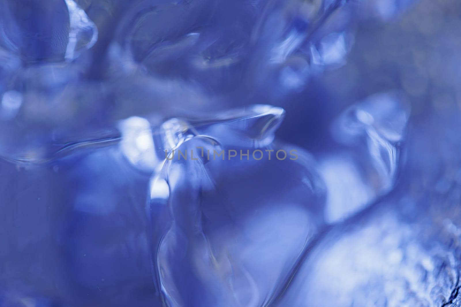 Blue ice cold backdrop