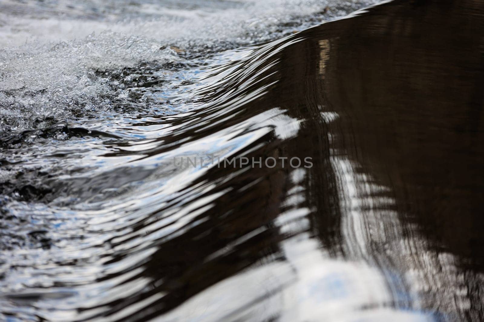 Smooth Waterfall with reflection