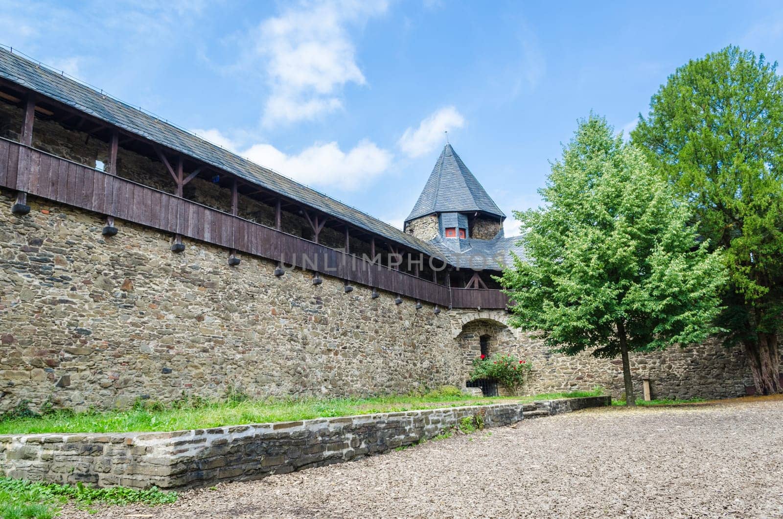 Old defense tower of a historic fortress